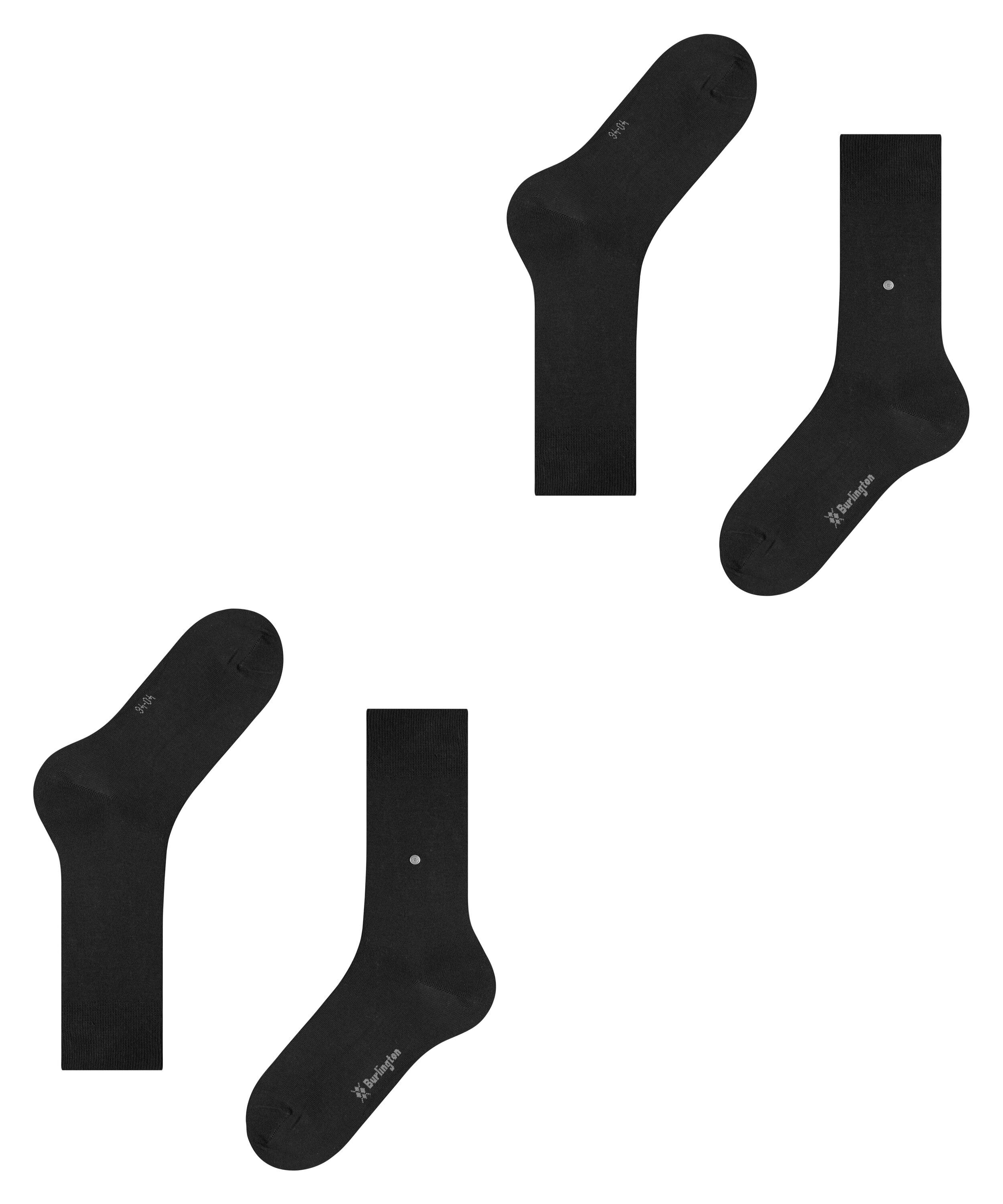 Burlington Socken - Herren Socke Stk. Herren Socke Everyday SO 2-Pack 40-46