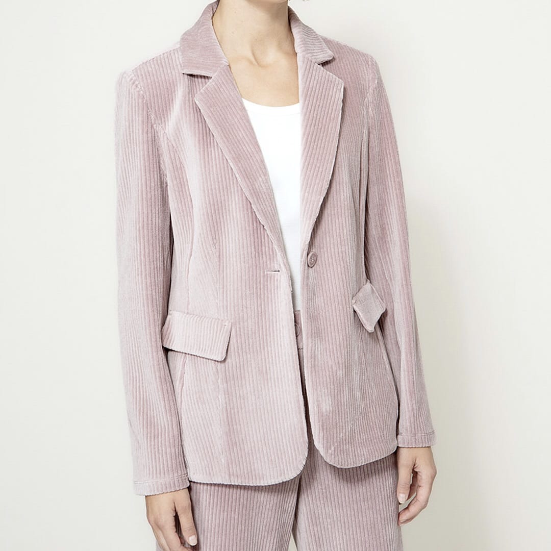 CATNOIR GmbH Bekleidung Damen - Jacke Jacke Blazer in Jersey Wide Cord