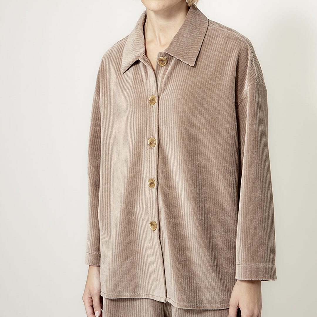 CATNOIR GmbH Bekleidung Damen - Oberteil Oberteil Overshirt in Jersey Wide Cord