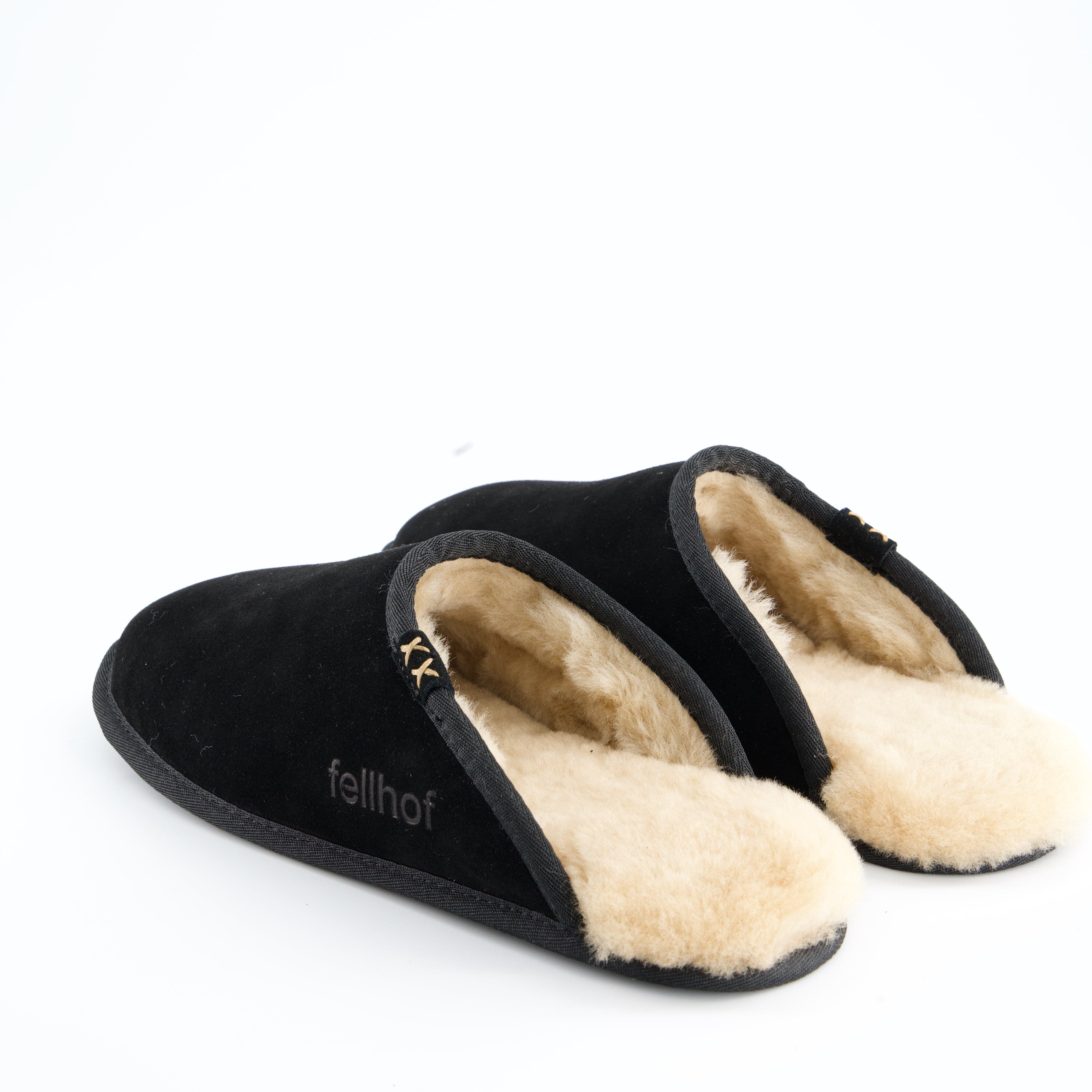 FELLHOF Damenschuhe - Hausschuhe Hausschuhe Alpaka Pantoffel Trendy