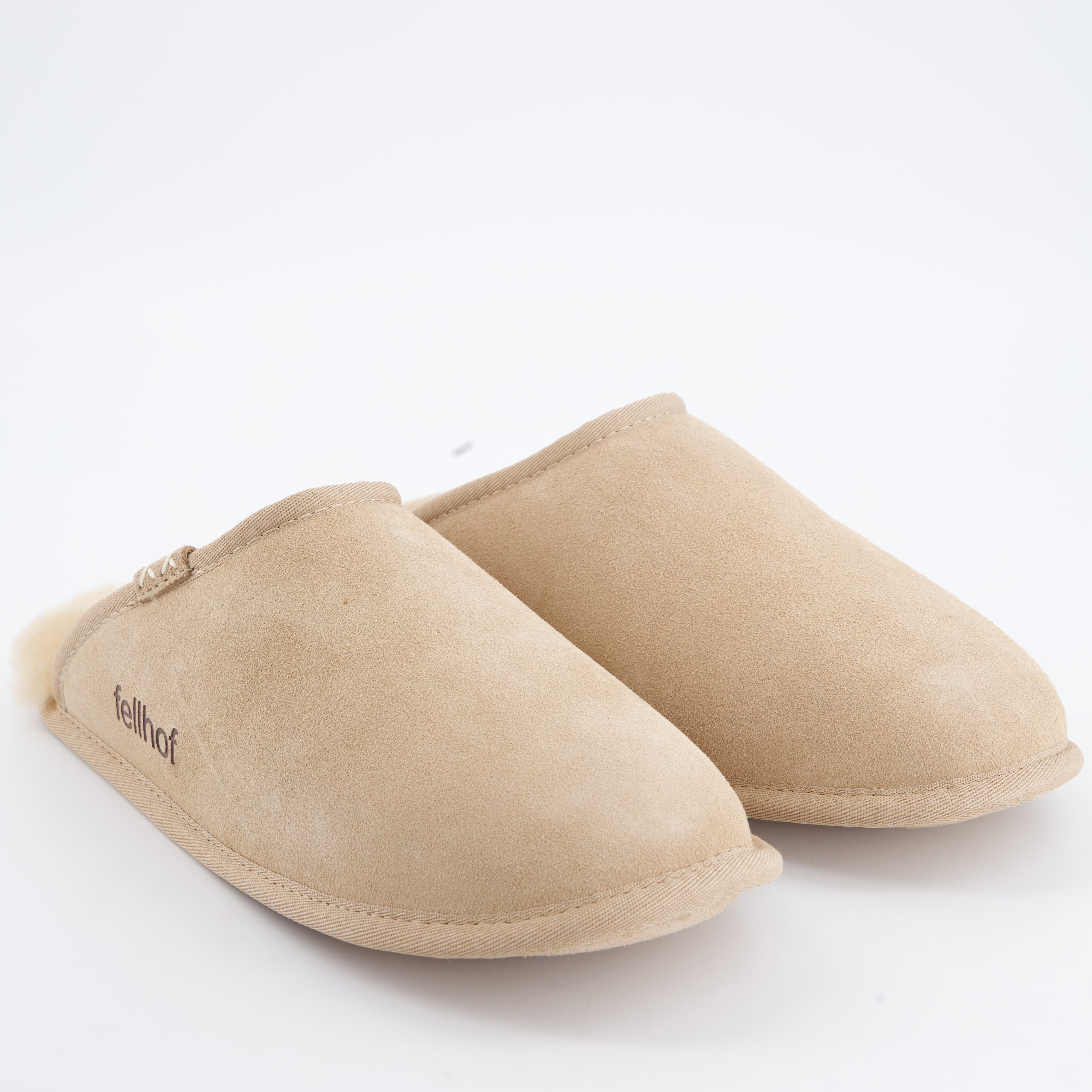 FELLHOF Damenschuhe - Hausschuhe Hausschuhe Alpaka Pantoffel Trendy