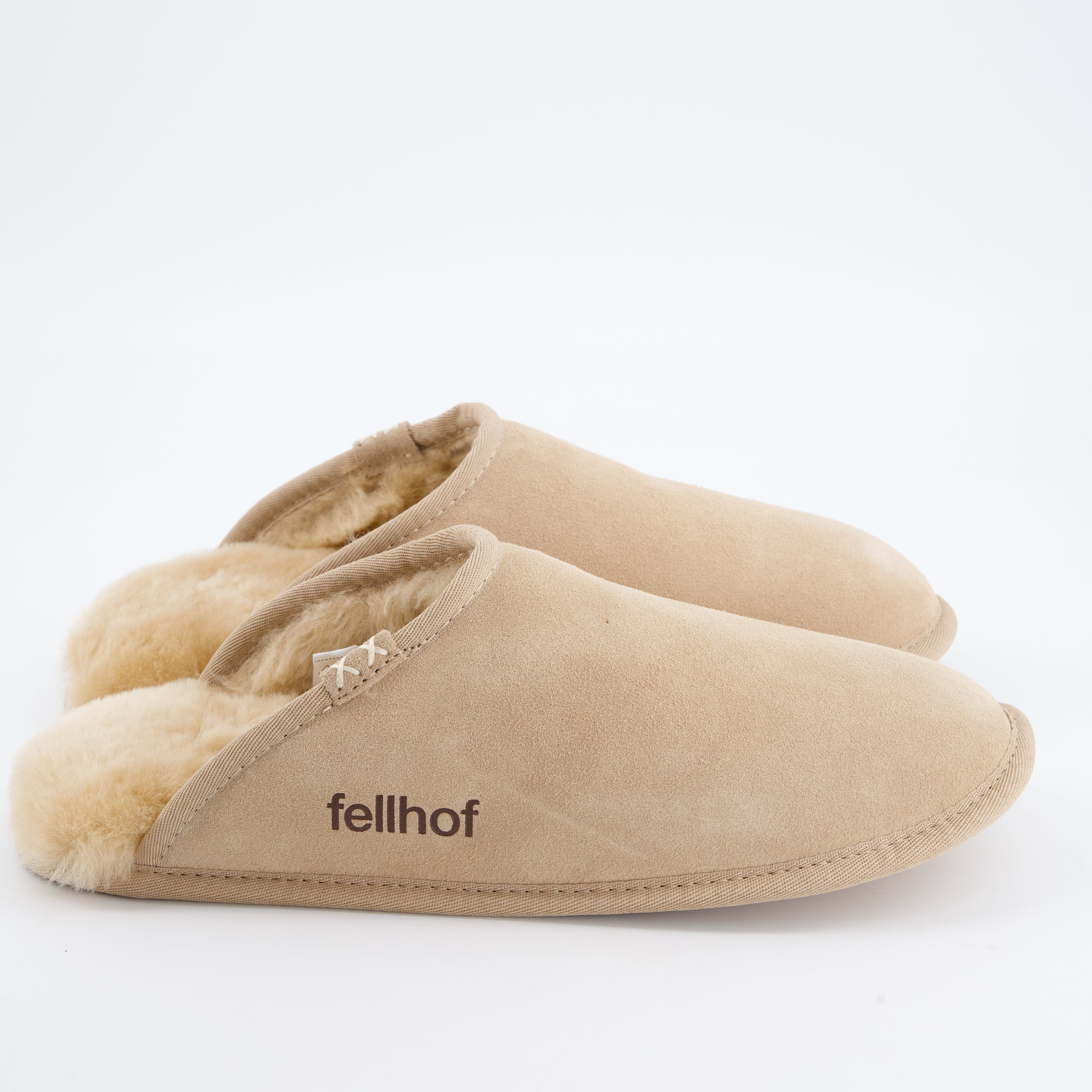 FELLHOF Damenschuhe - Hausschuhe Hausschuhe Alpaka Pantoffel Trendy