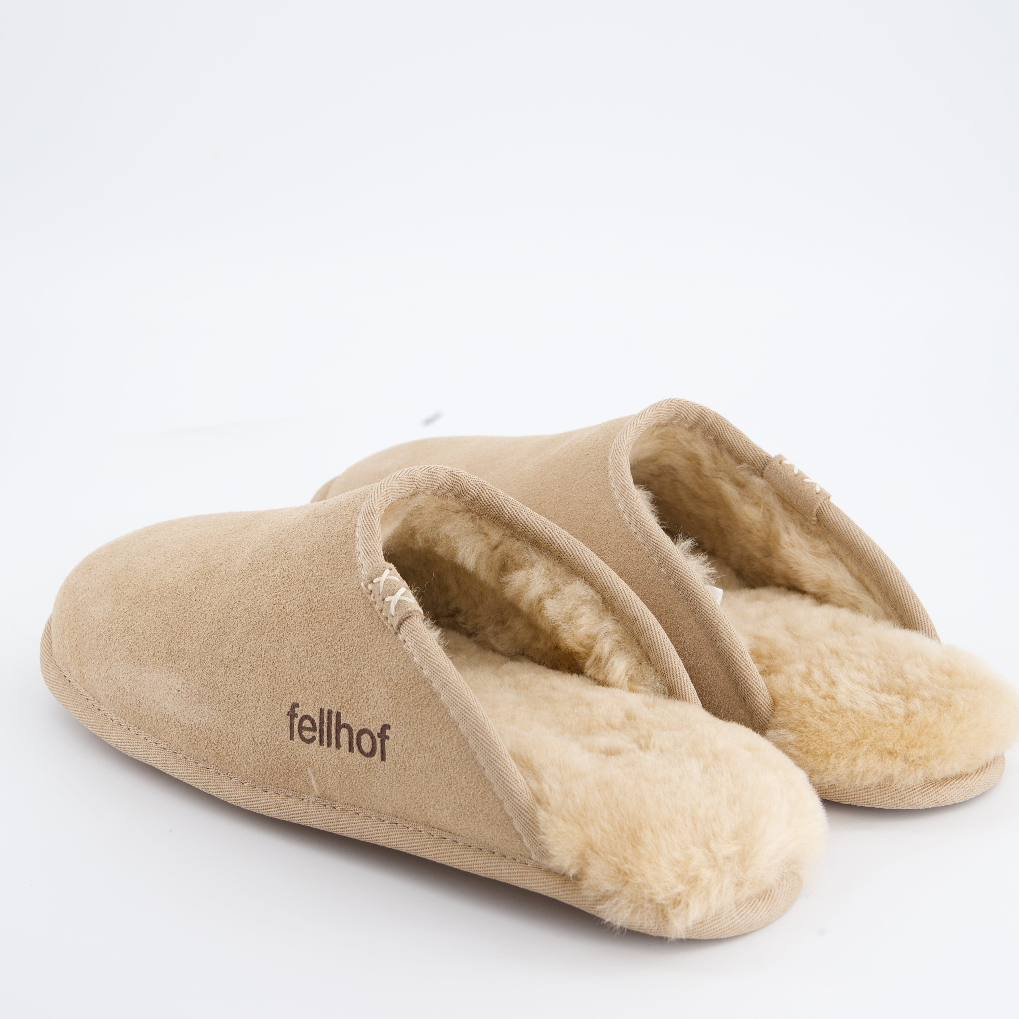 FELLHOF Damenschuhe - Hausschuhe Hausschuhe Alpaka Pantoffel Trendy