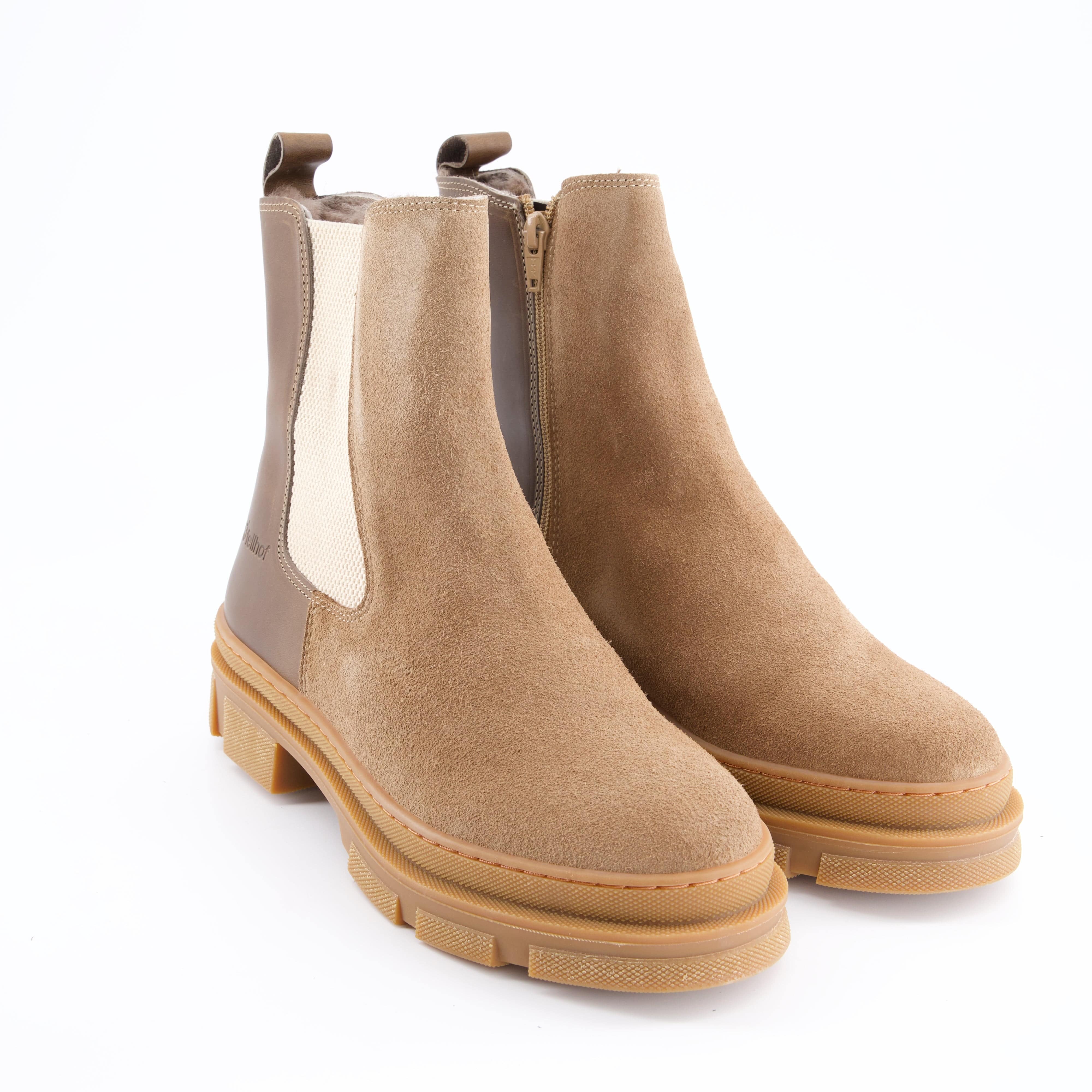 FELLHOF Damenschuhe - Winterstiefel, Winterstiefel Chelsea Boots Queens
