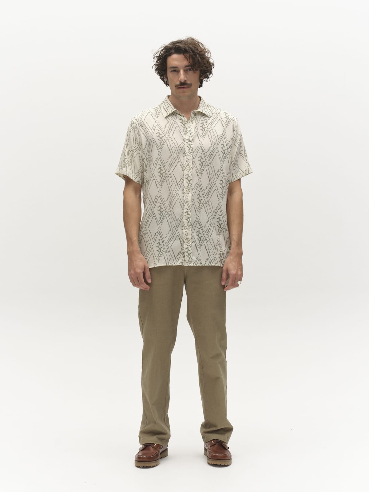 Gabba Bekleidung Herren - Oberteil Oberteil Sven Reg Zag SS Shirt (11860)