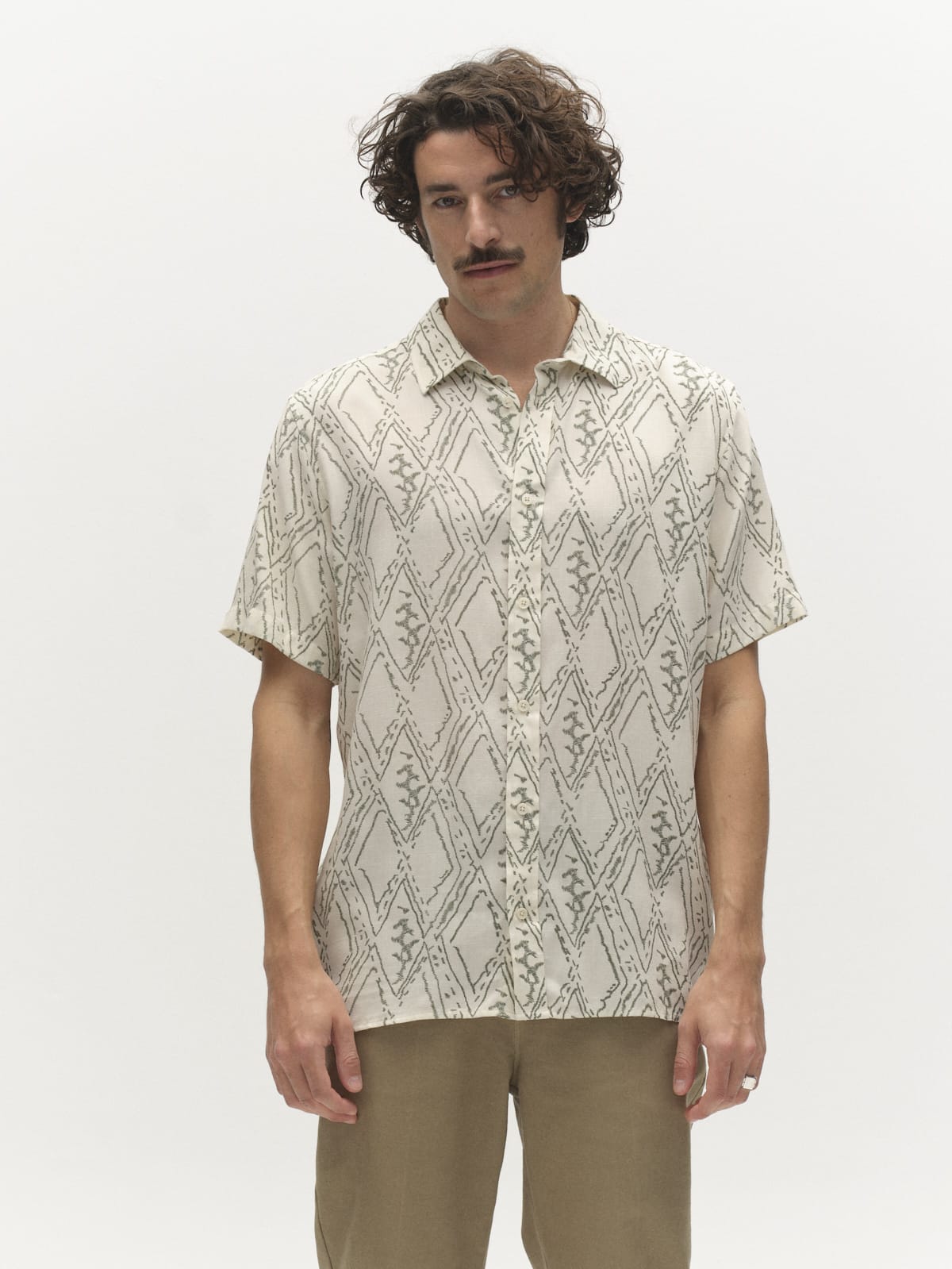 Gabba Bekleidung Herren - Oberteil Oberteil Sven Reg Zag SS Shirt (11860)