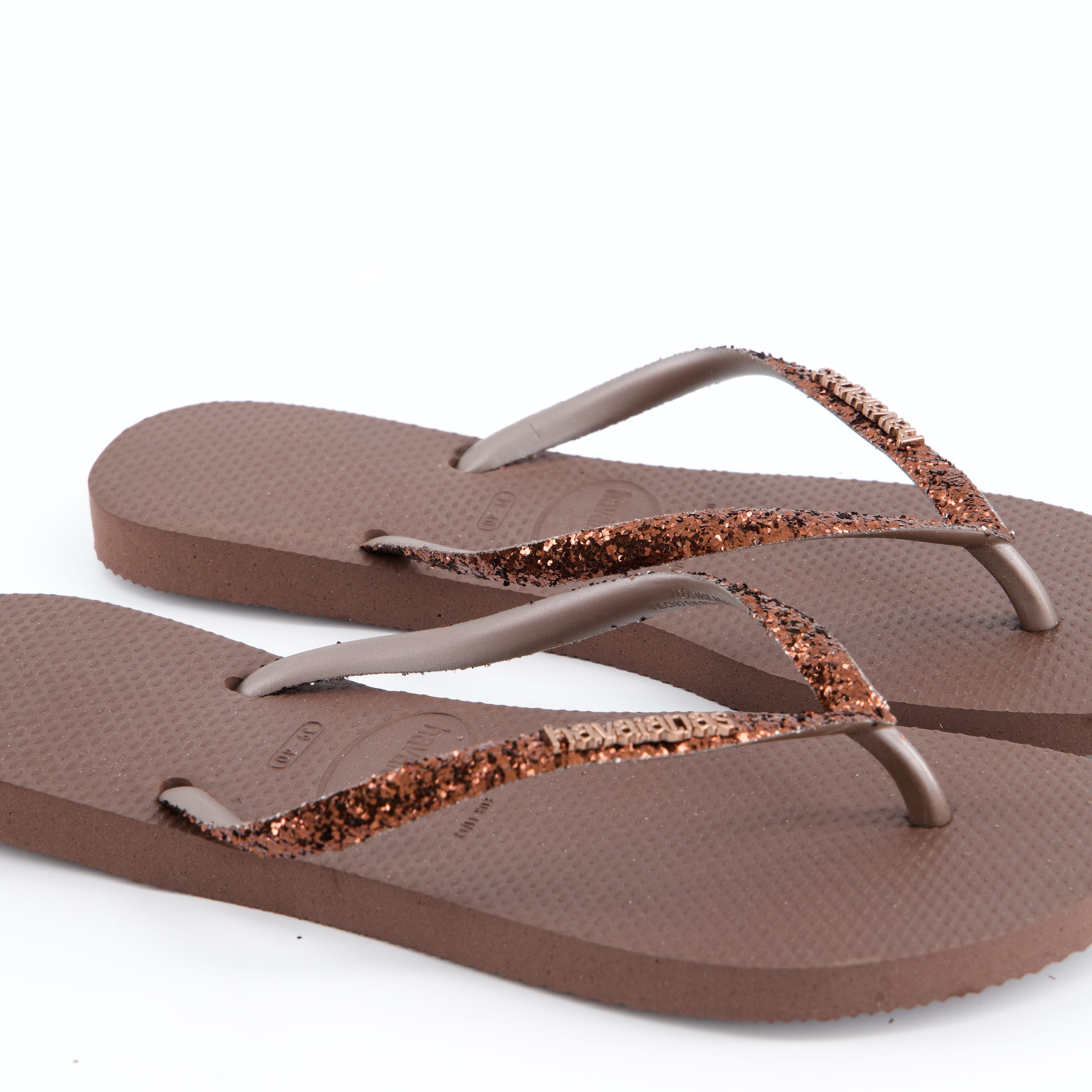 HAVAIANAS Damenschuhe - Pantoffel Pantoffel Slim glitter