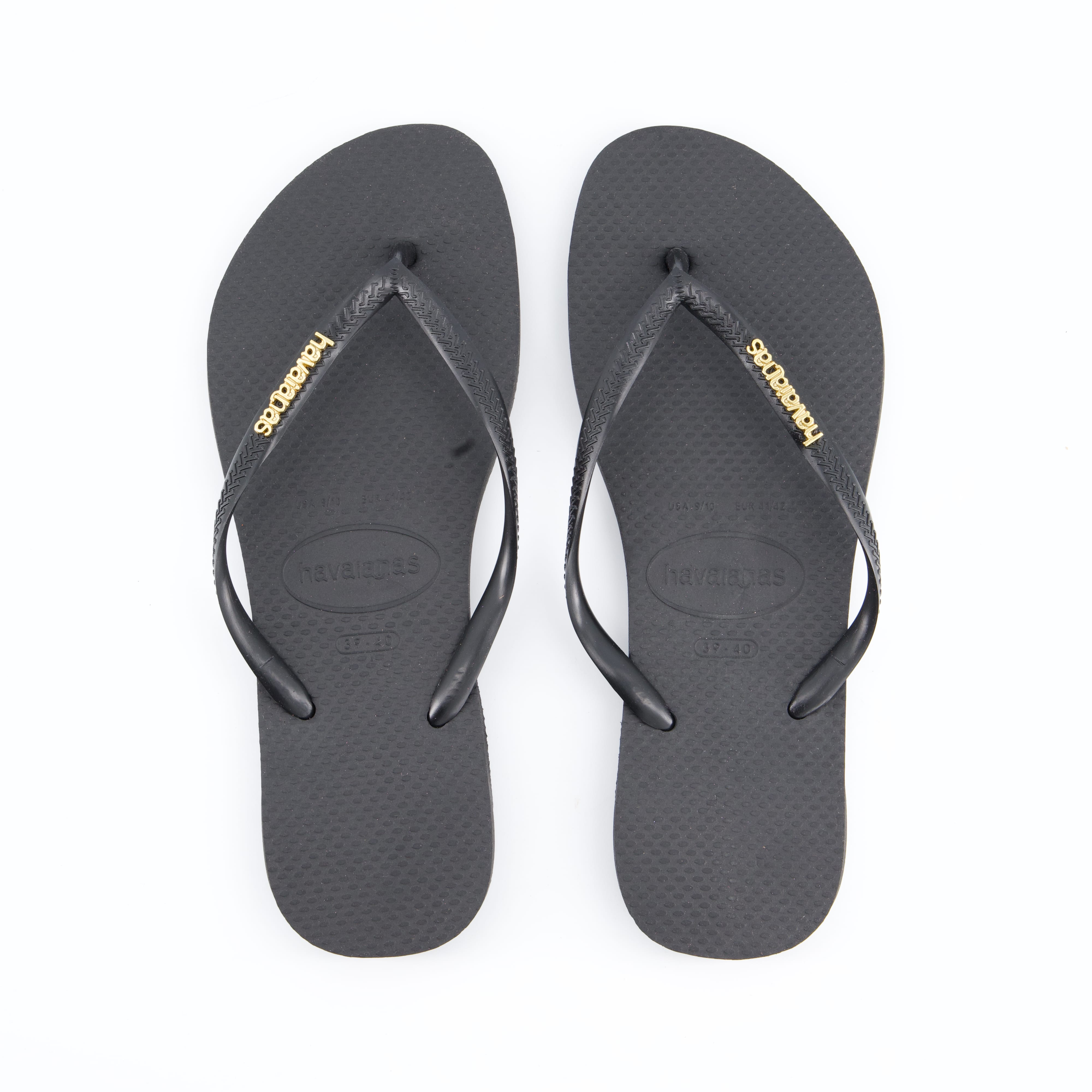 HAVAIANAS Damenschuhe - Pantoffel Pantoffel Slim Logo Metallic