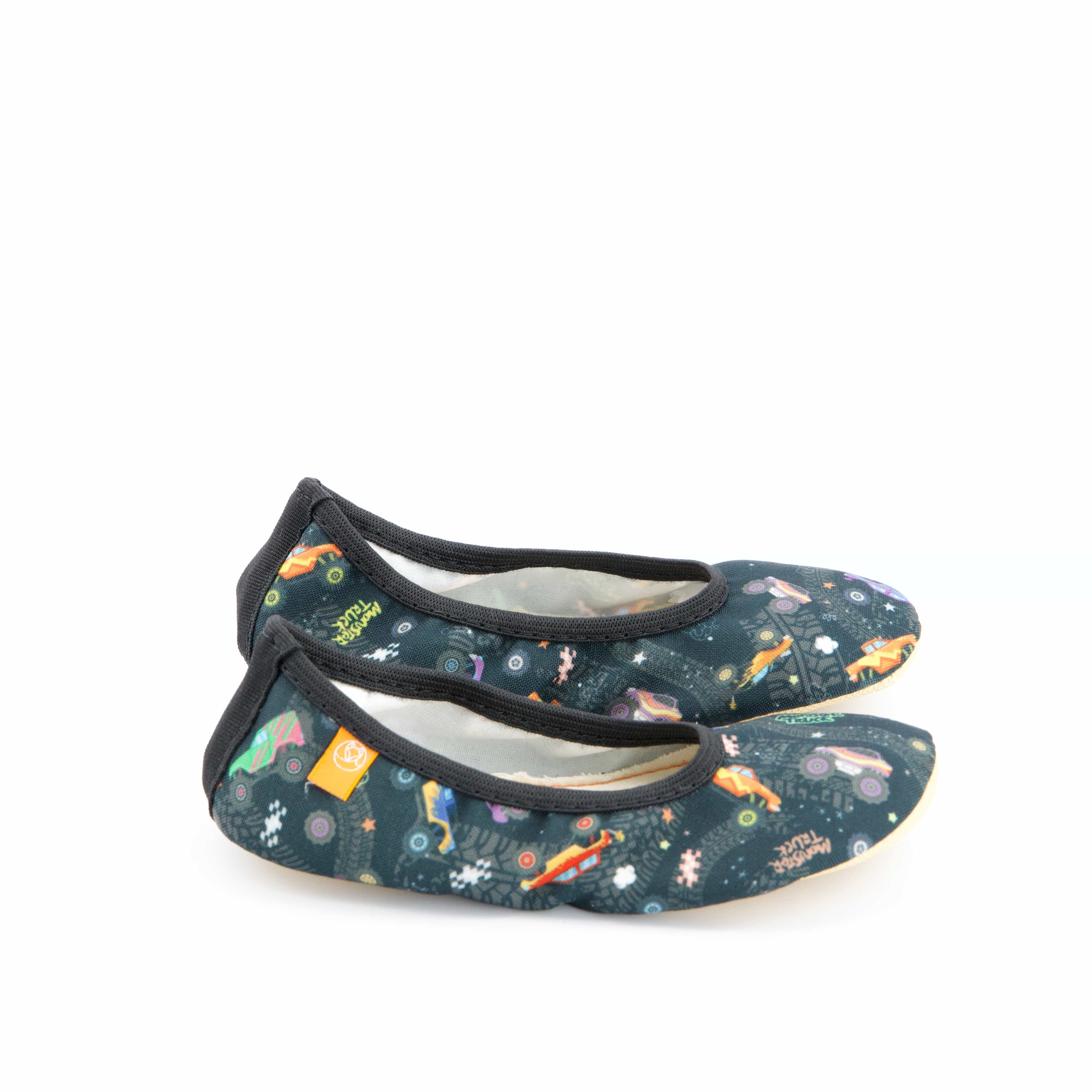 Helbie Burschenschuhe - Hausschuh, Hausschuh Happy Monster Truck