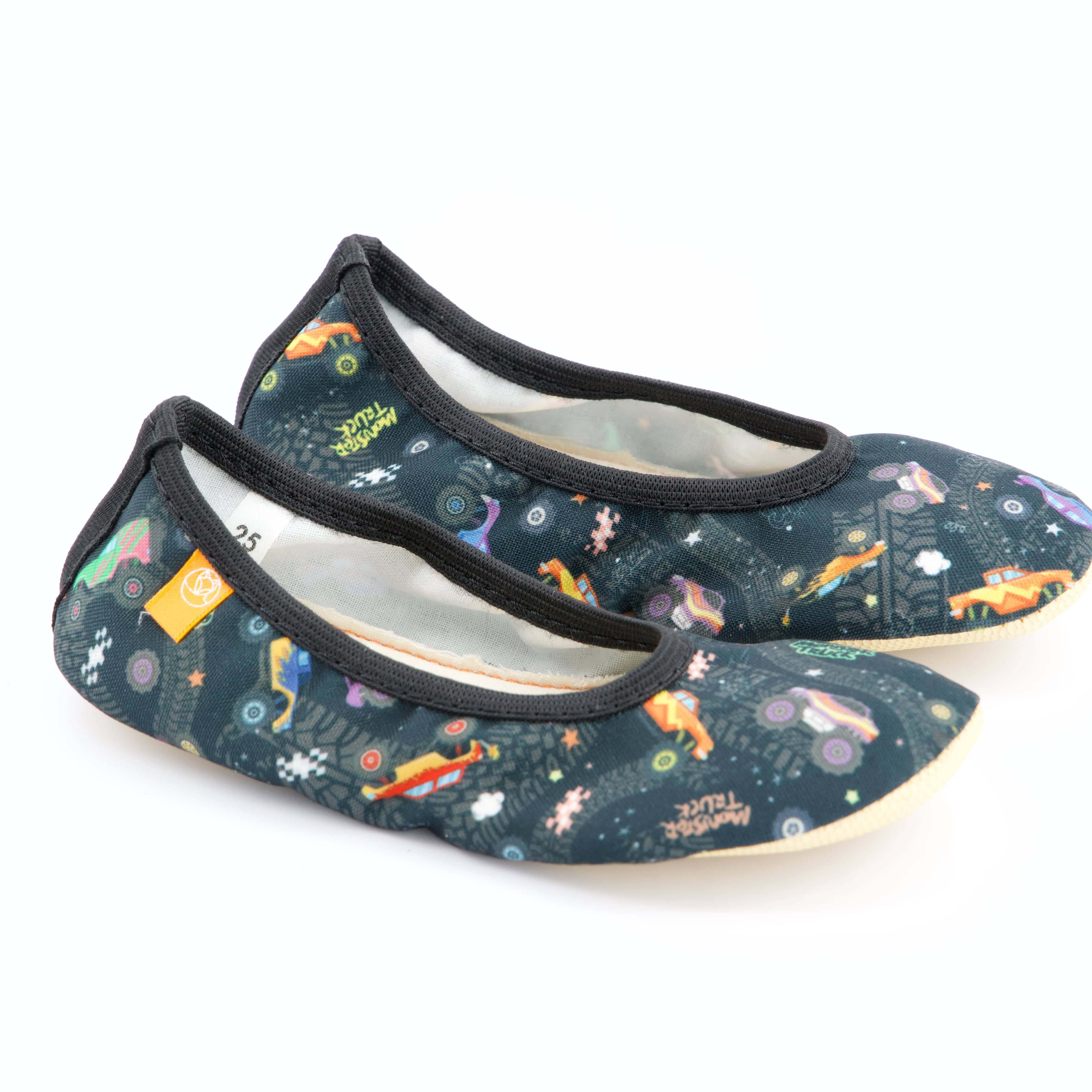 Helbie Burschenschuhe - Hausschuh, Hausschuh Happy Monster Truck