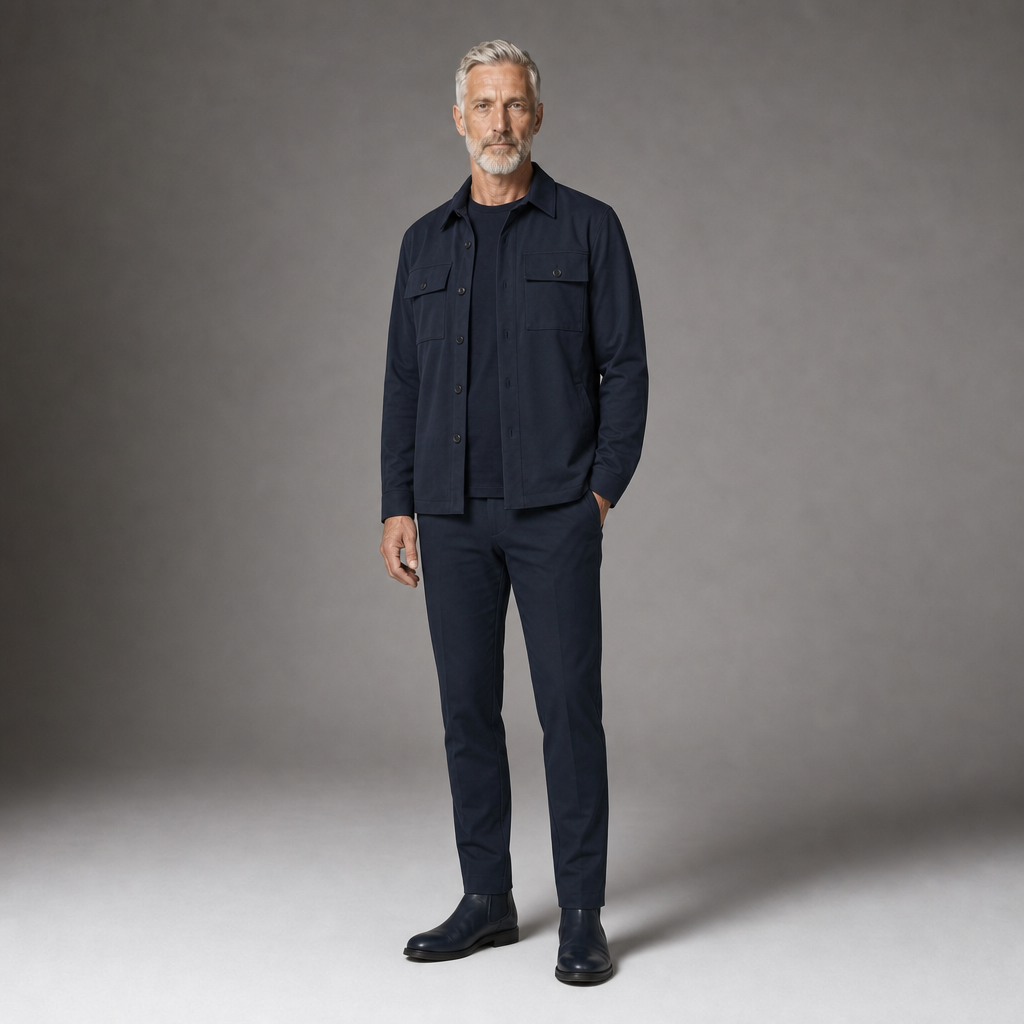 Oberteil Travel Overshirt Button