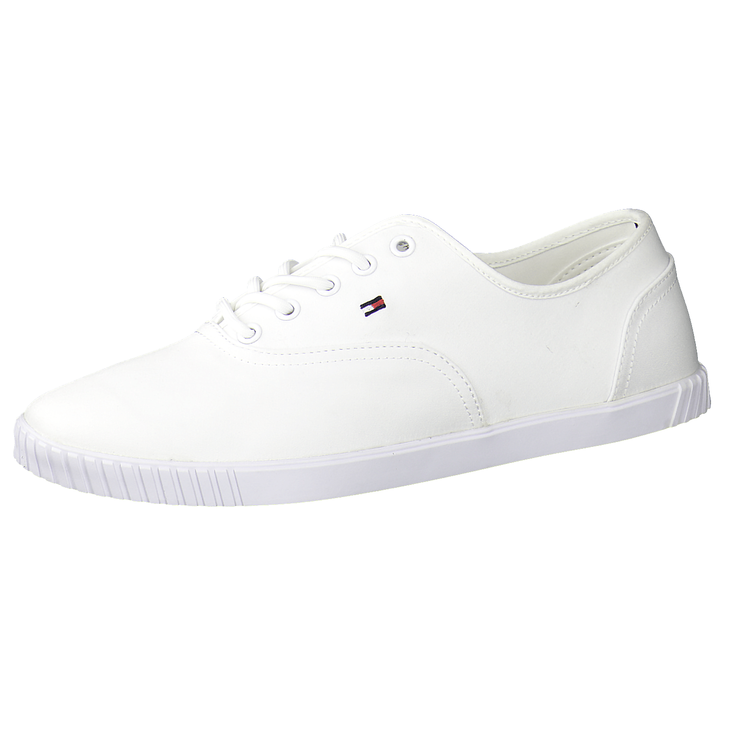 HILFIGER D - Schnürschuhe, S Canvas Lace up Sneaker