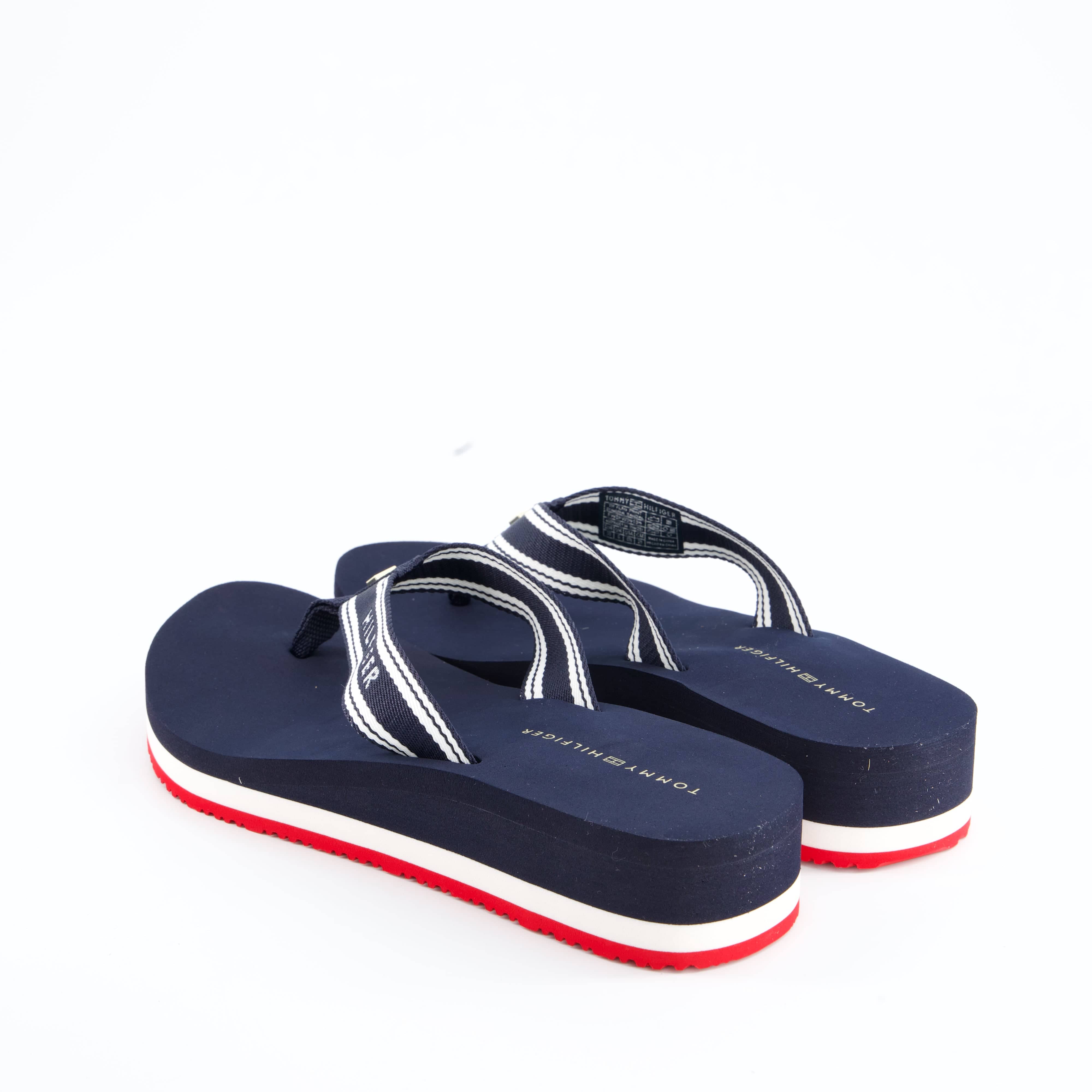 HILFIGER Damenschuhe - Pantoffel Pantoffel TH FLAG PRINT SUMMER SANDAL