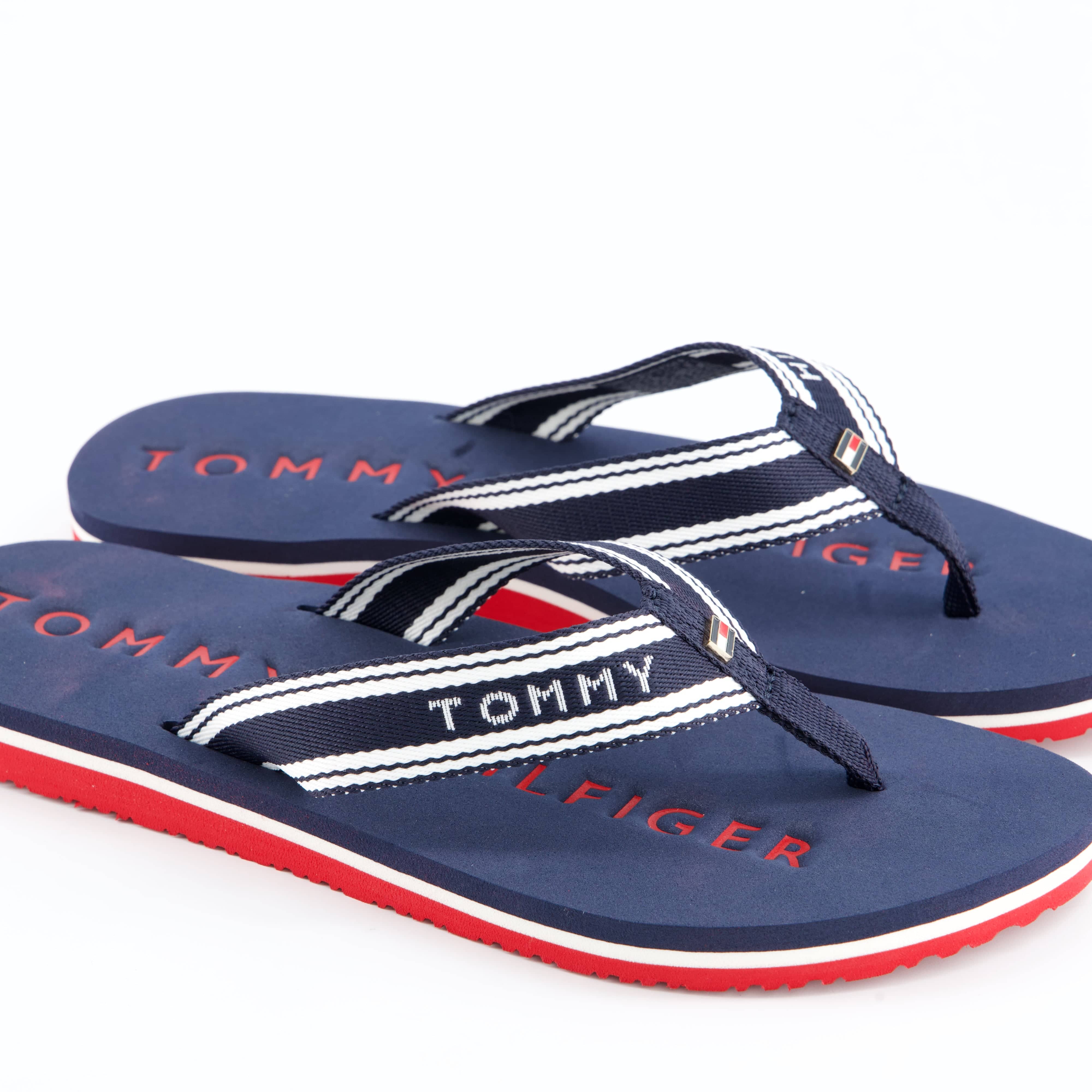 HILFIGER Damenschuhe - Pantoffel Pantoffel TH WEBBING SUMMER SANDAL