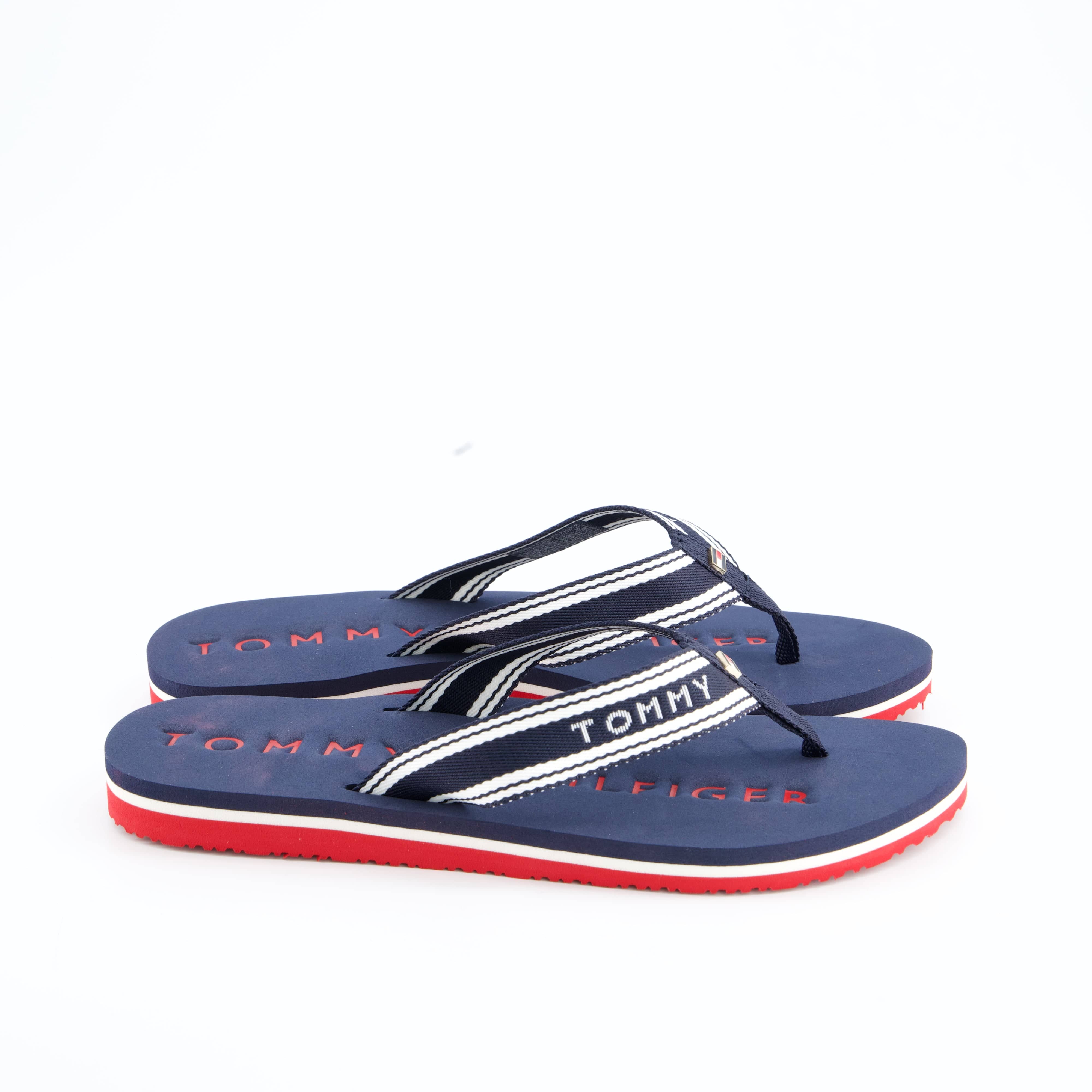 HILFIGER Damenschuhe - Pantoffel Pantoffel TH WEBBING SUMMER SANDAL