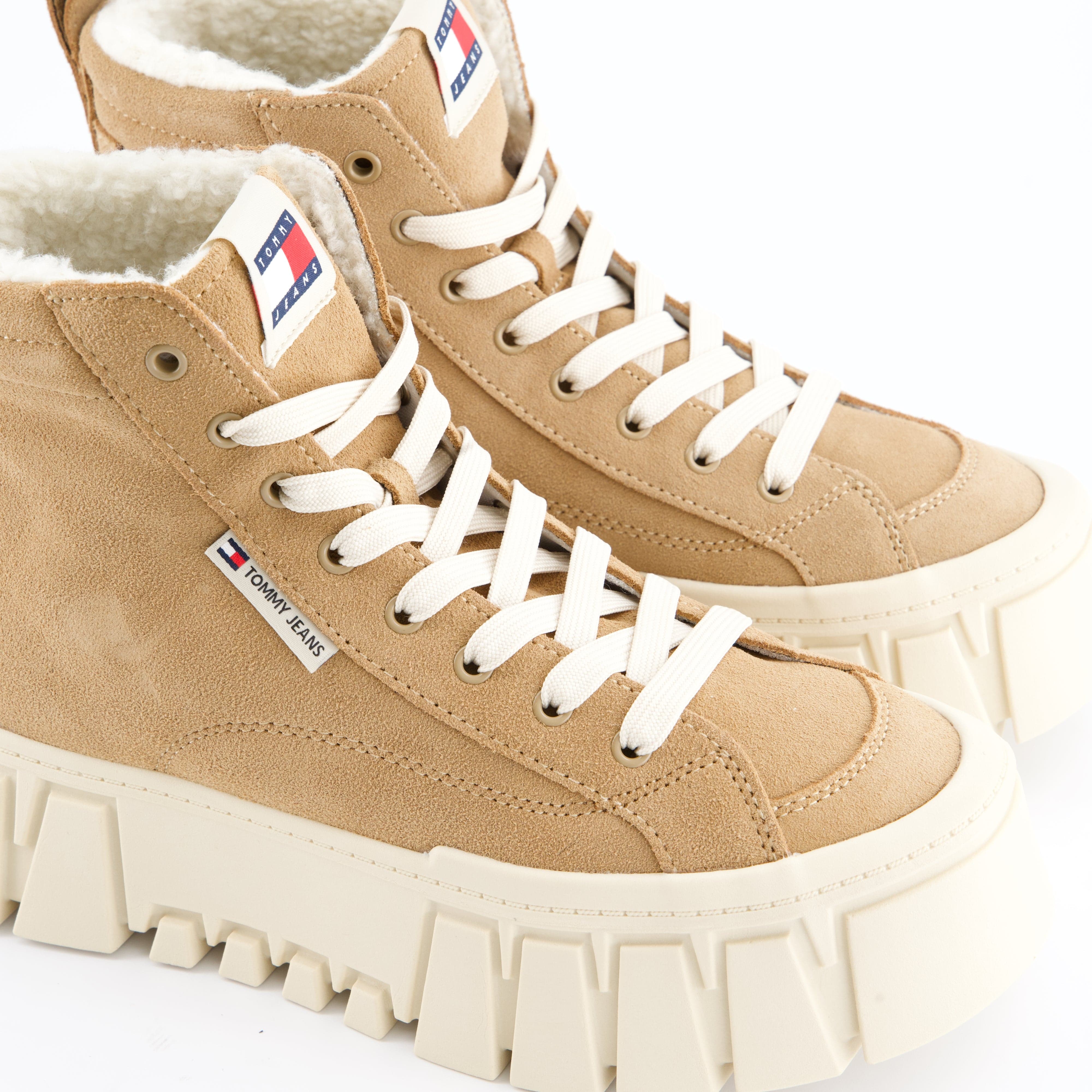 HILFIGER Damenschuhe - Schnürboots Schnürboots TJW VULC FLATFORM SUEDE WL