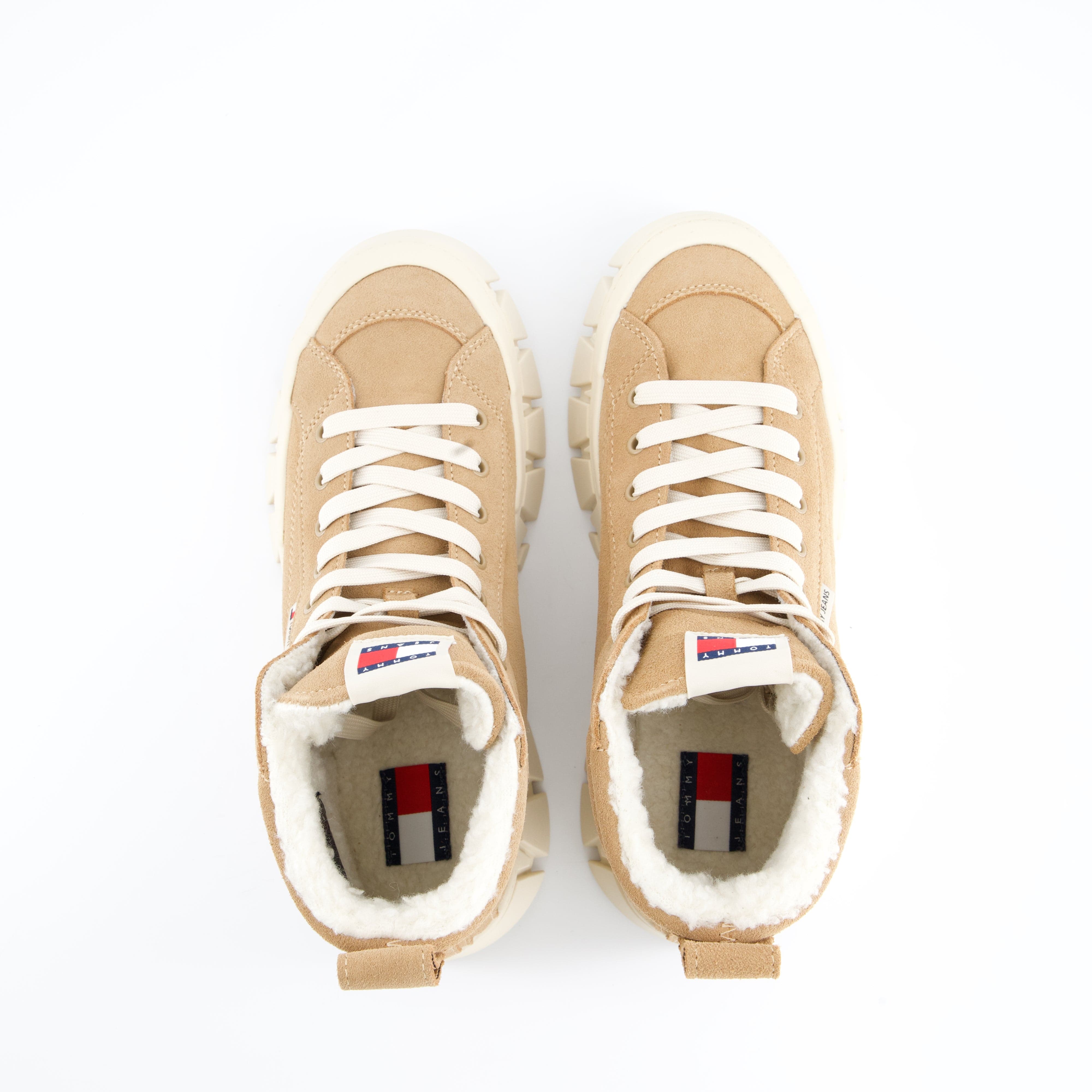 HILFIGER Damenschuhe - Schnürboots Schnürboots TJW VULC FLATFORM SUEDE WL