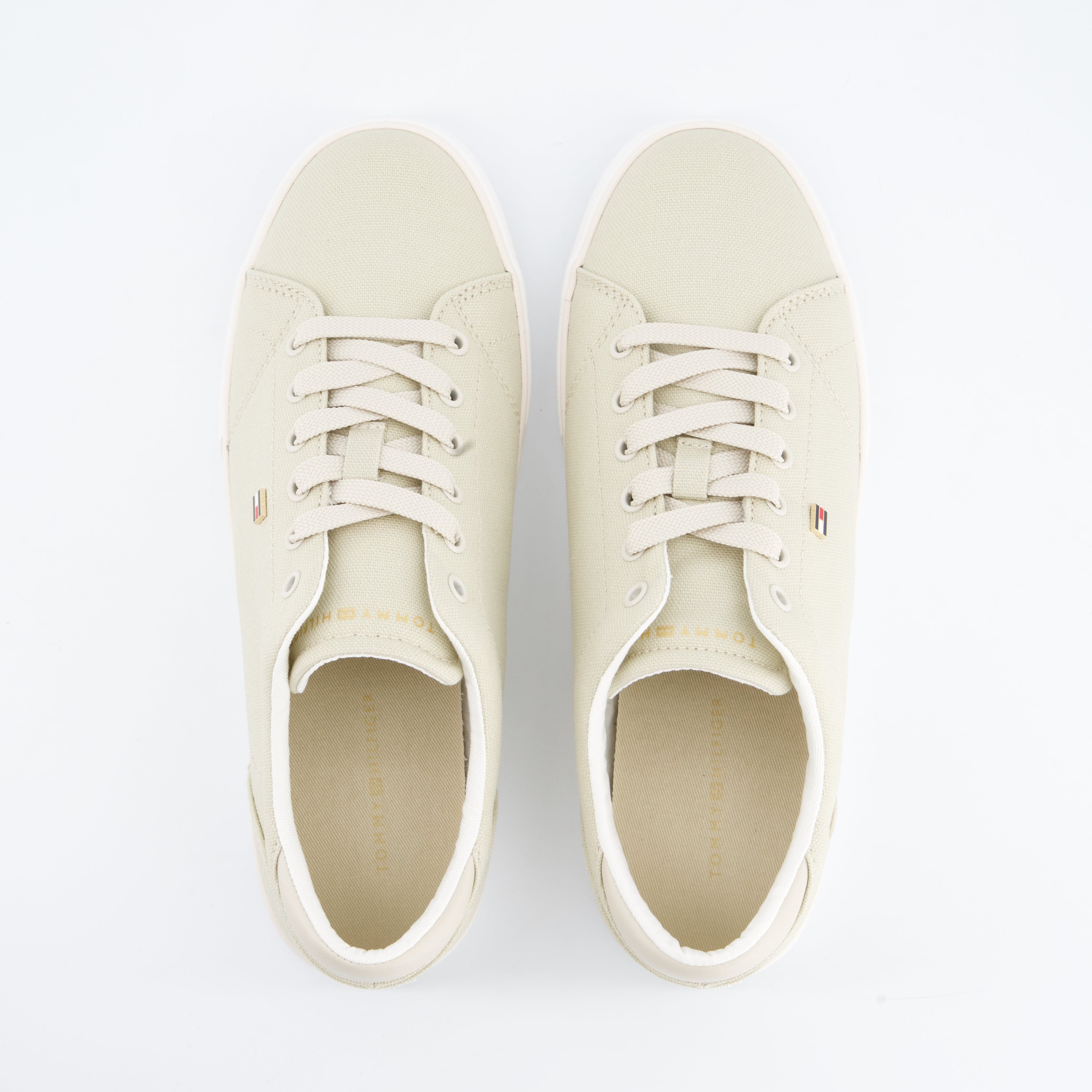 HILFIGER Damenschuhe - Schnürschuhe Schnürschuhe TH LOW PROFILE VULC CANVAS