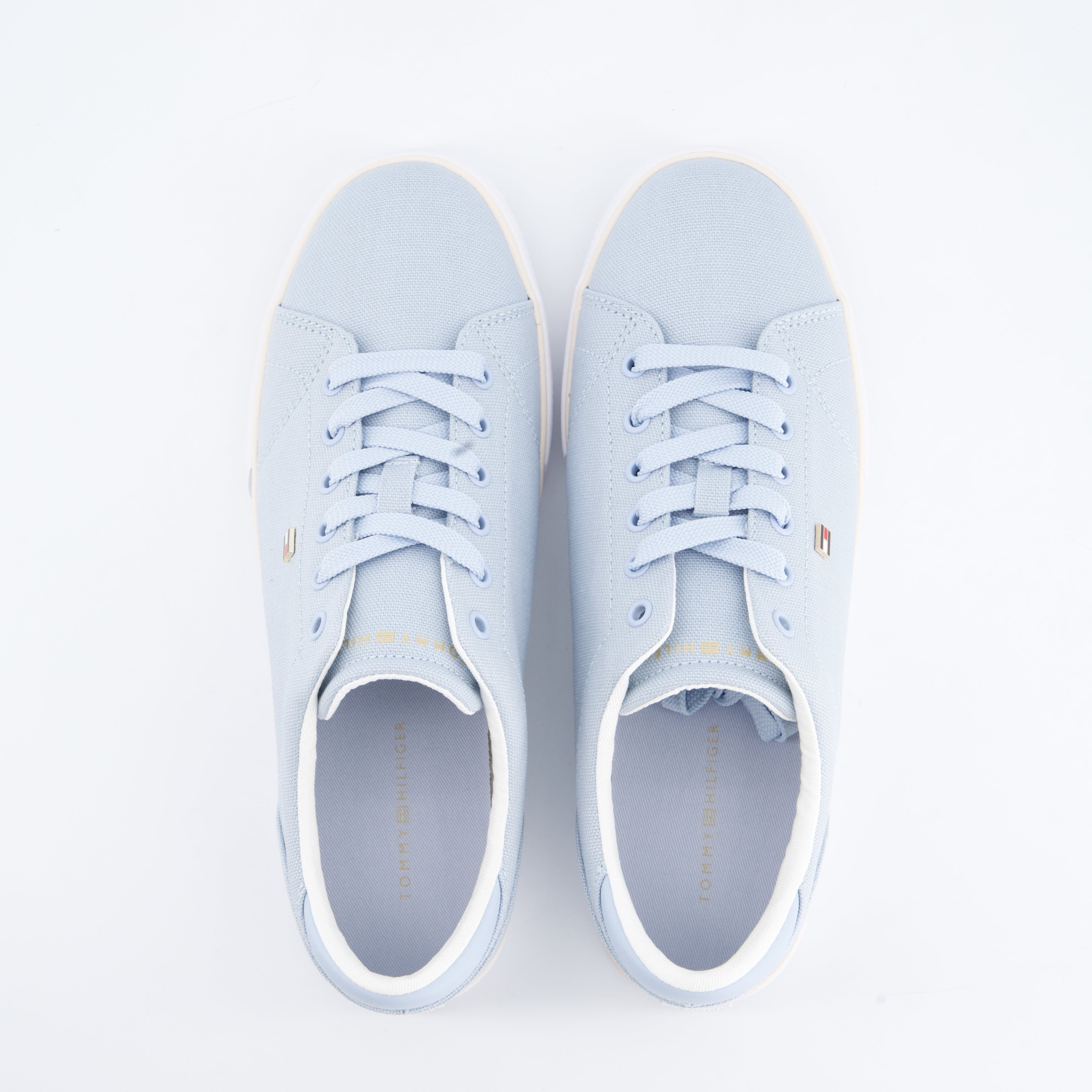 HILFIGER Damenschuhe - Schnürschuhe Schnürschuhe TH LOW PROFILE VULC CANVAS