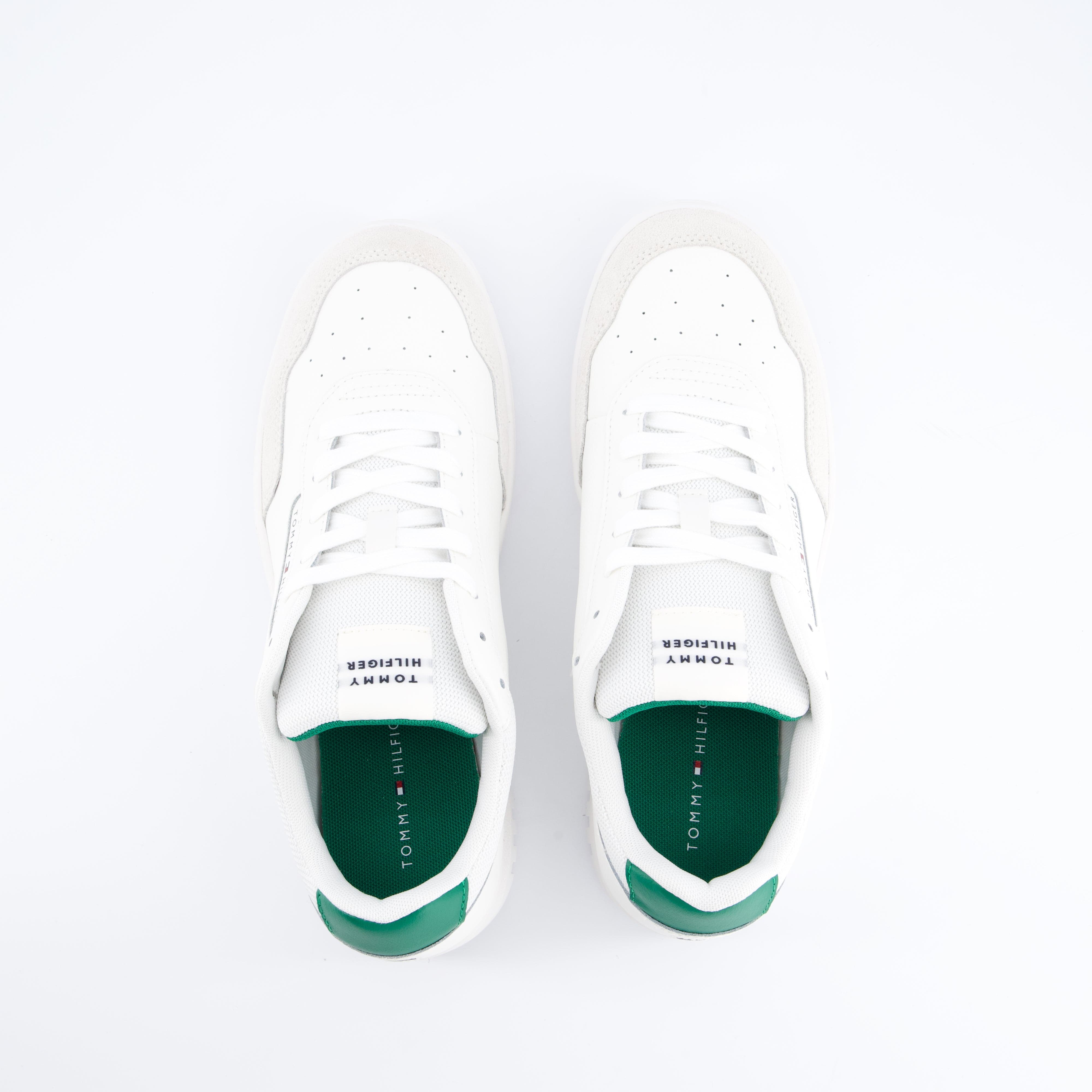 HILFIGER H - Schnürschuh, S Basket Core Lth Mix