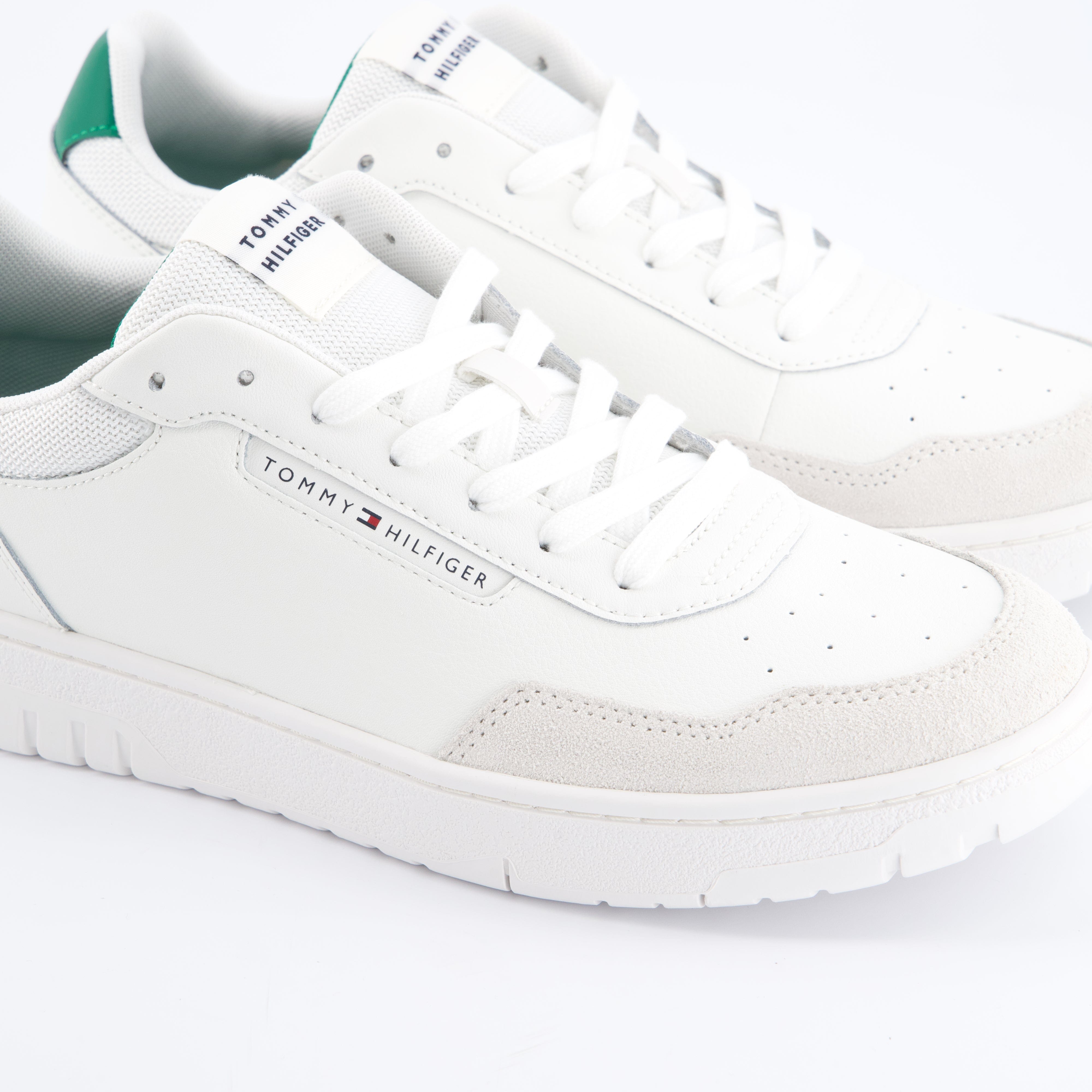 HILFIGER H - Schnürschuh, S Basket Core Lth Mix