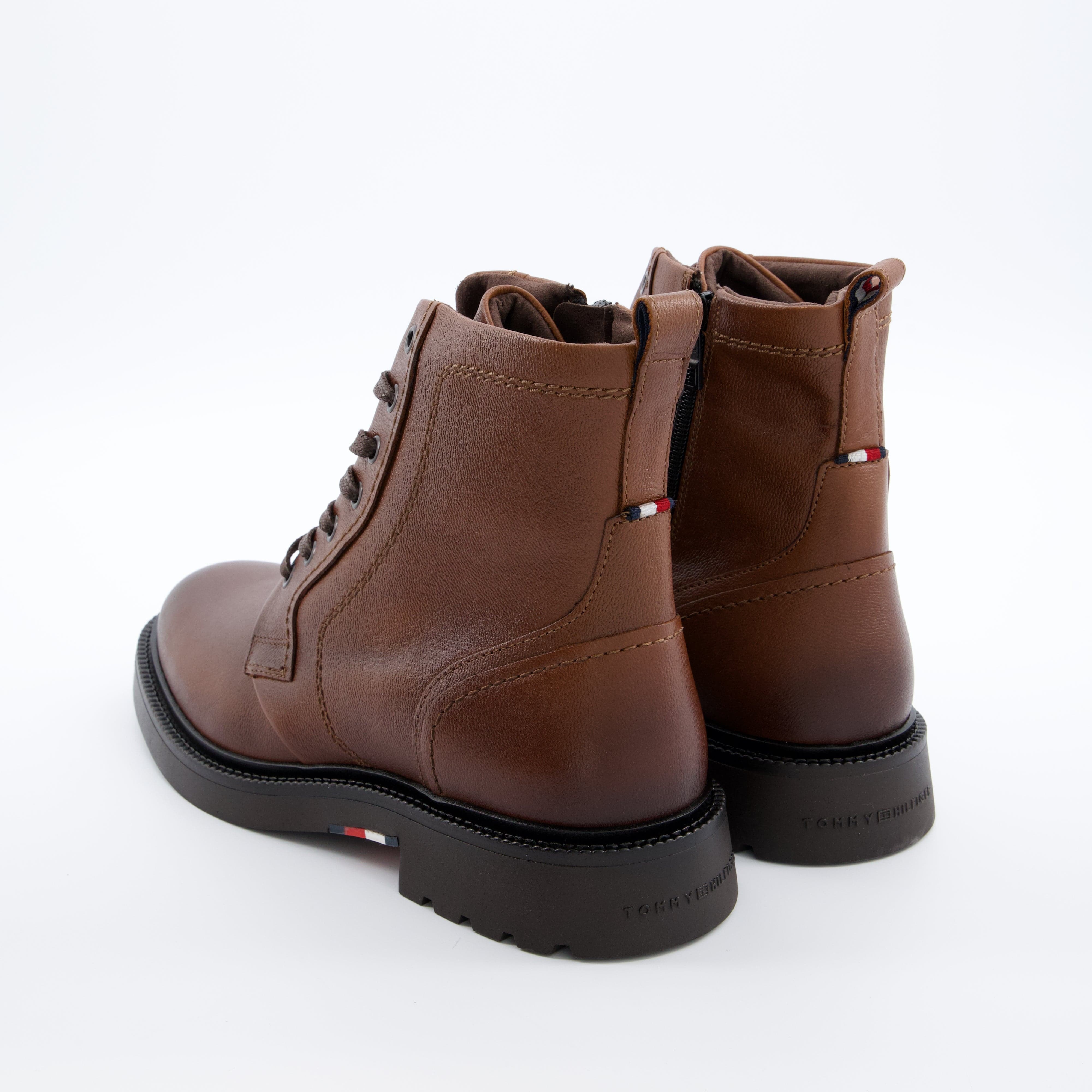 HILFIGER Herrenschuh - Schnürboot, Schnürboot Comfort lwt lth Boot