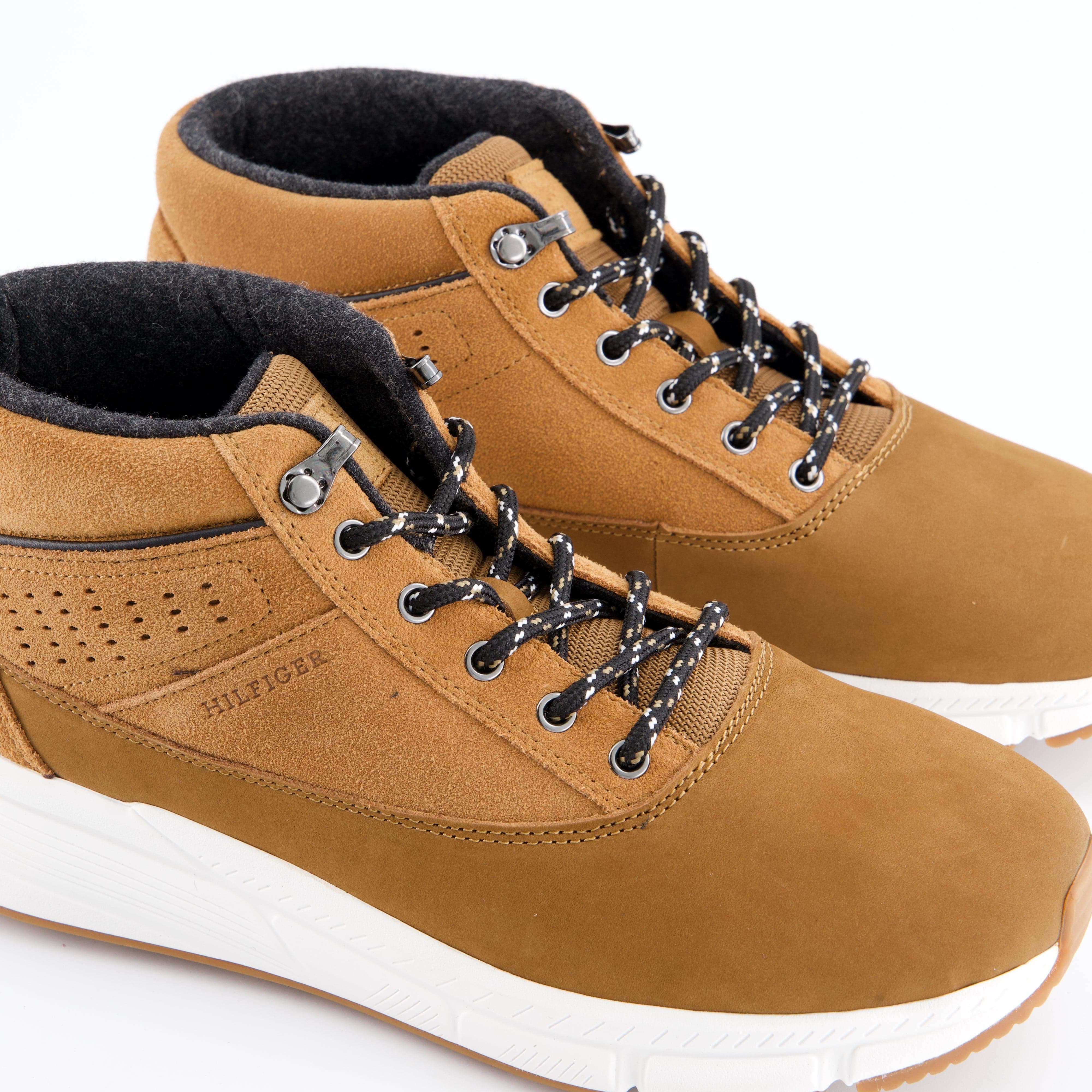 HILFIGER Herrenschuh - Schnürboot Schnürboot HILFIGER W NBK SDE HYBRID BOOT