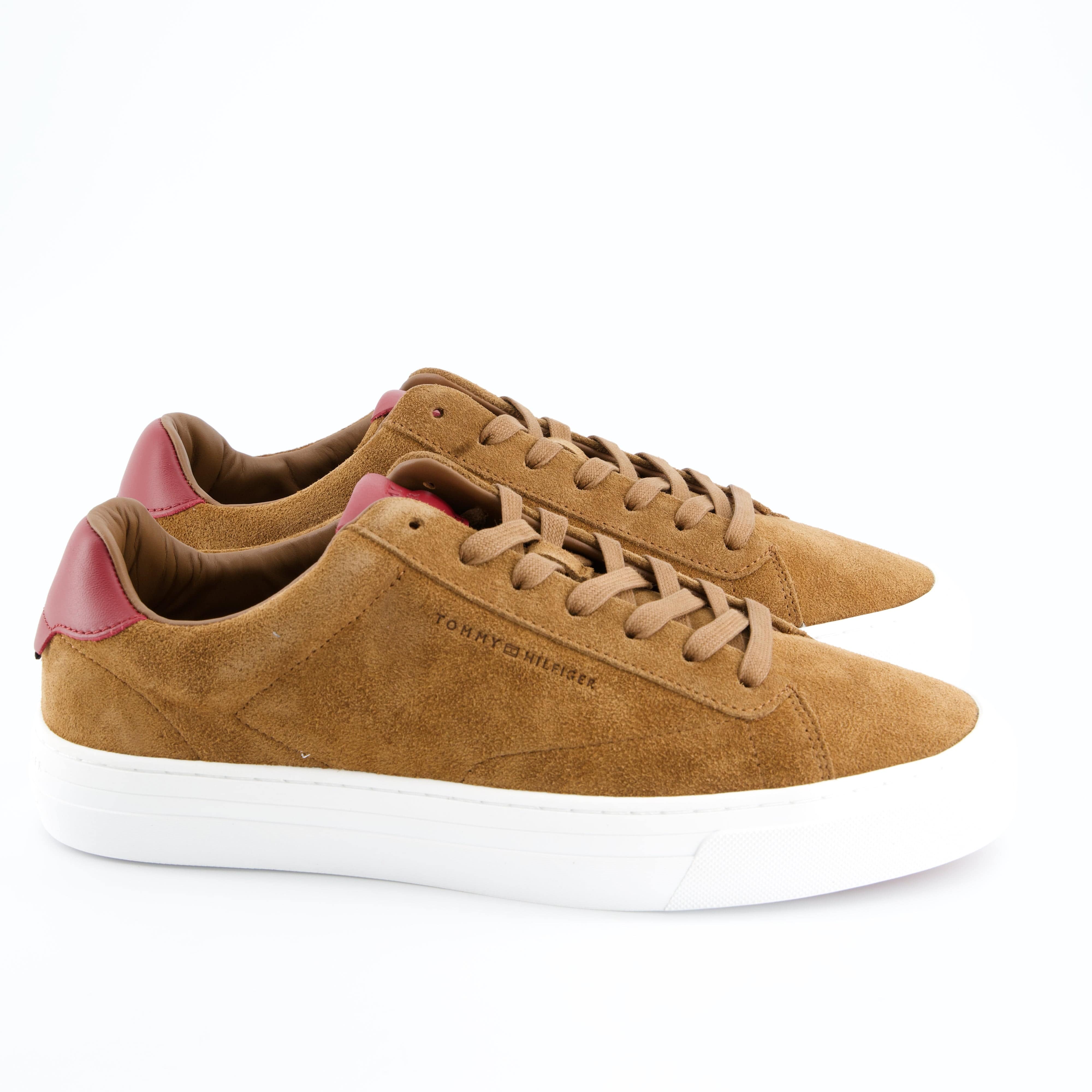 HILFIGER Herrenschuh - Schnürschuh Schnürschuh PREMIUM DRESS CUPSOLE SUEDE