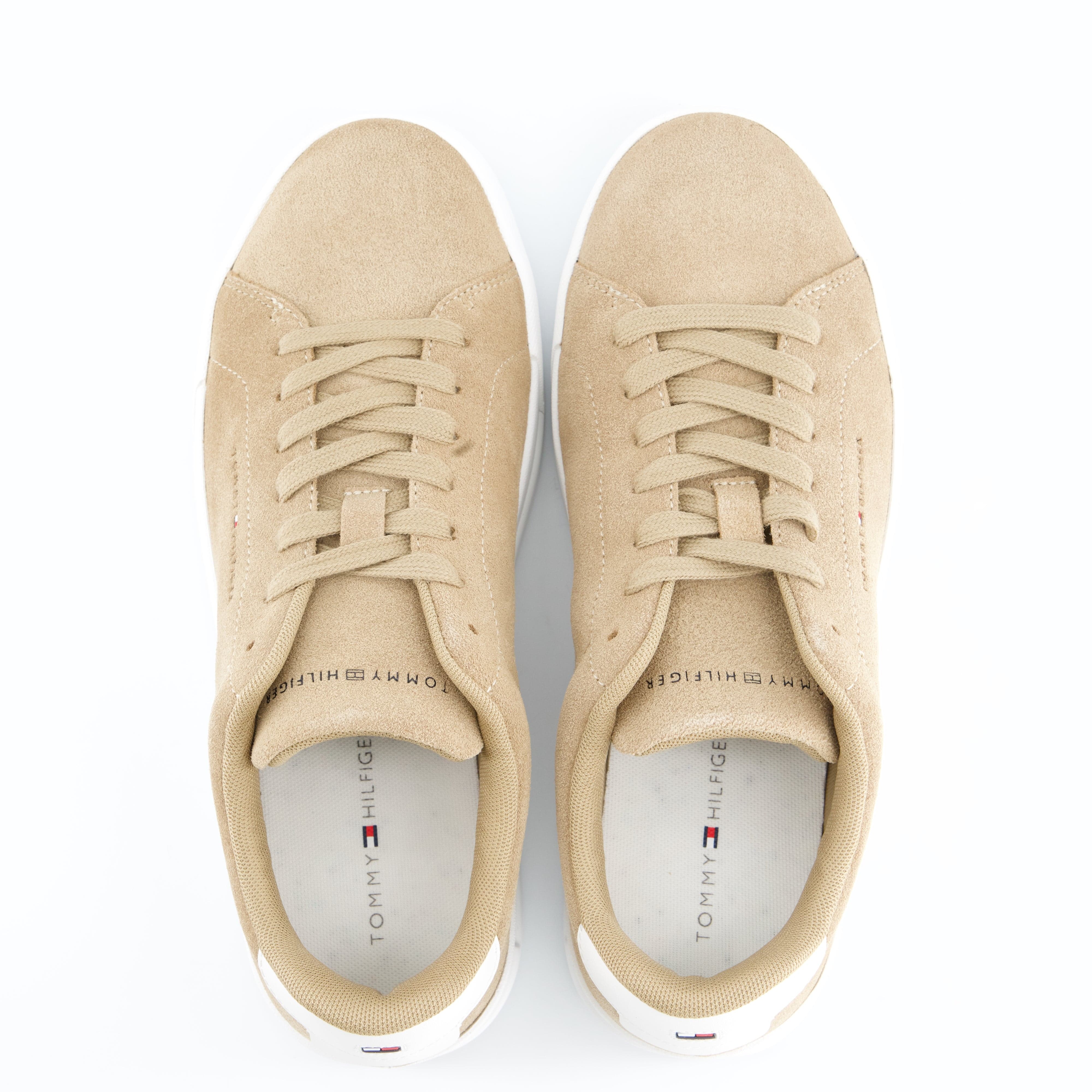 HILFIGER Herrenschuh - Schnürschuh Schnürschuh TH COURT CORE SUEDE