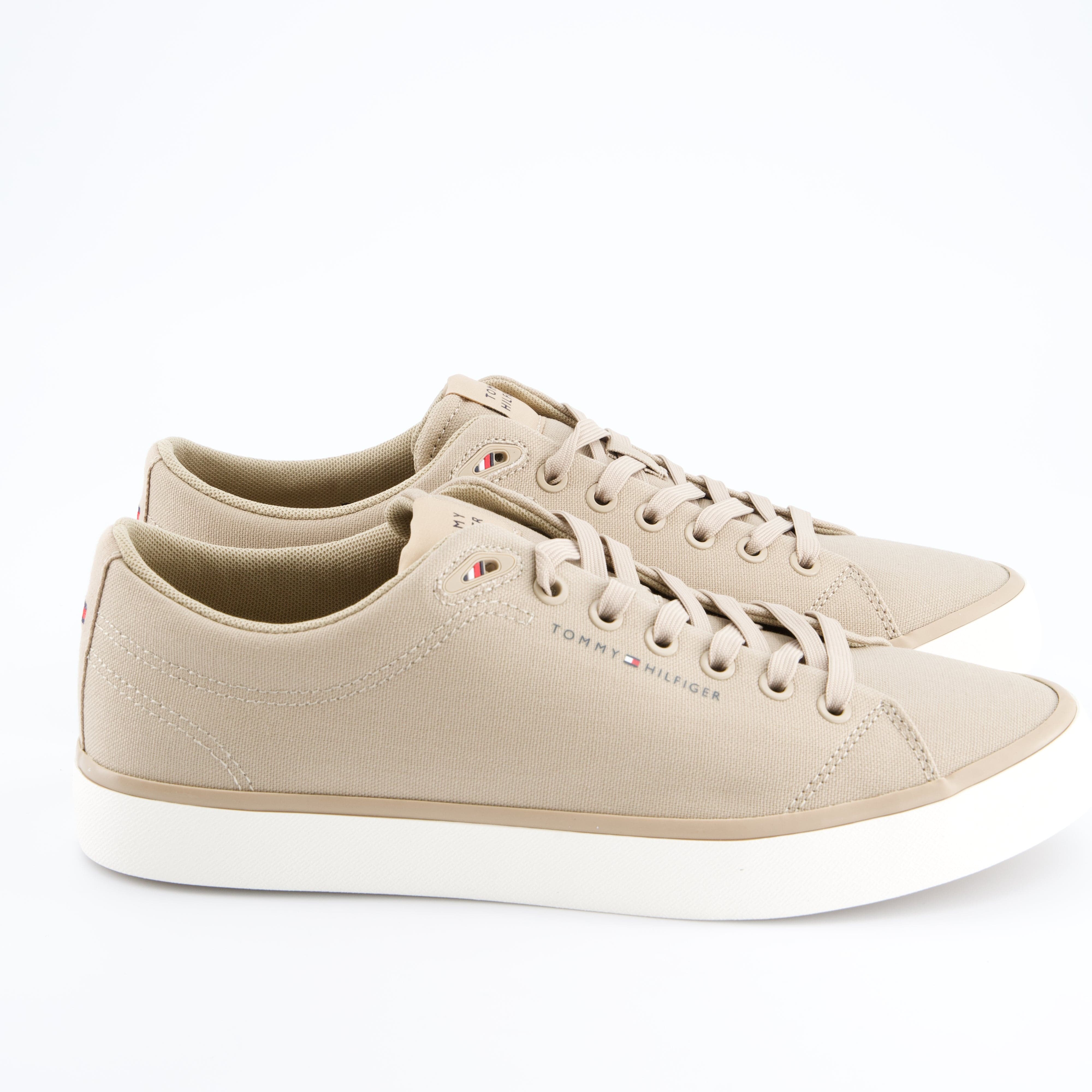 HILFIGER Herrenschuh - Schnürschuh Schnürschuh Vulc low Core Canvas