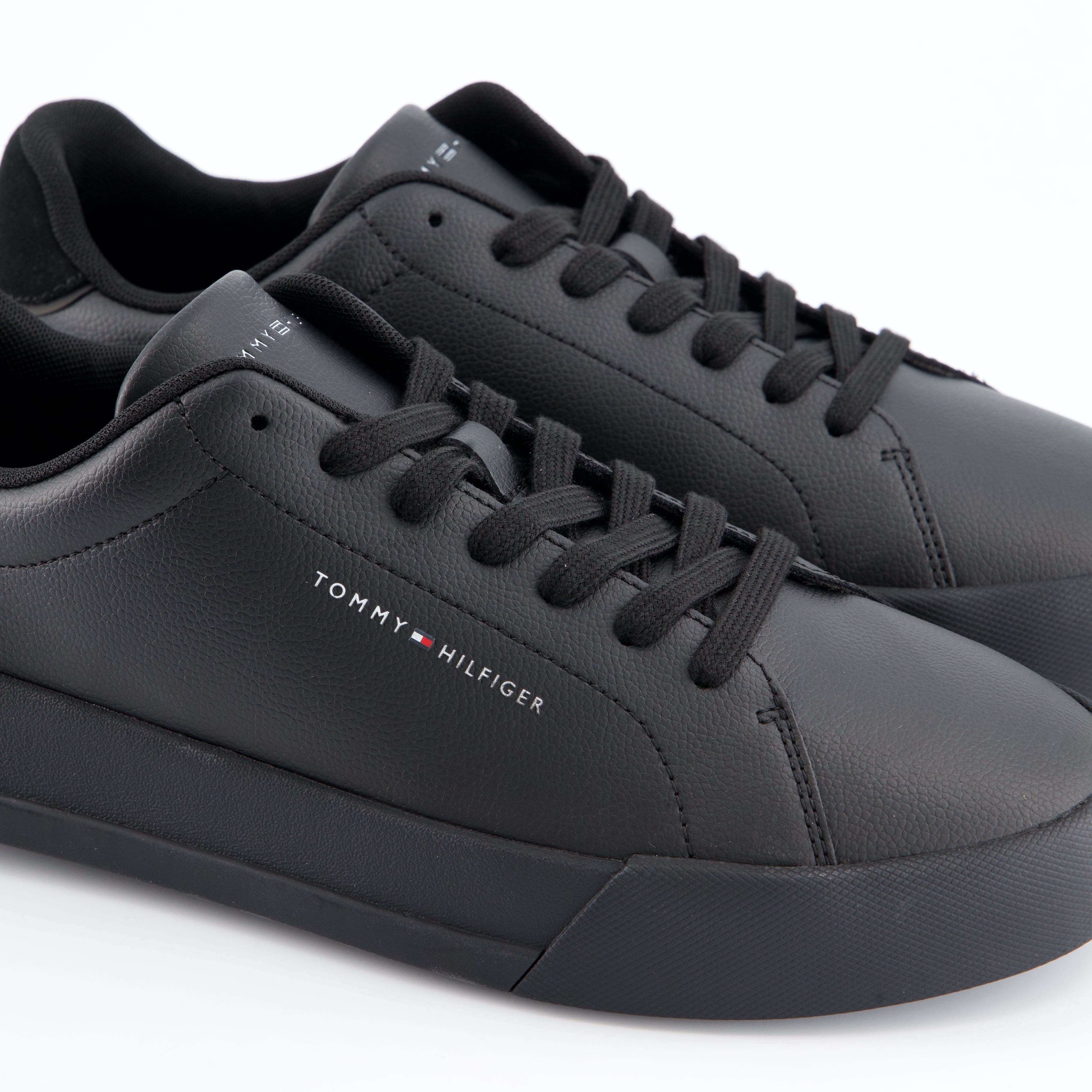 HILFIGER Herrenschuh - Sneaker Sneaker TH COURT LTH DETAIL ESS
