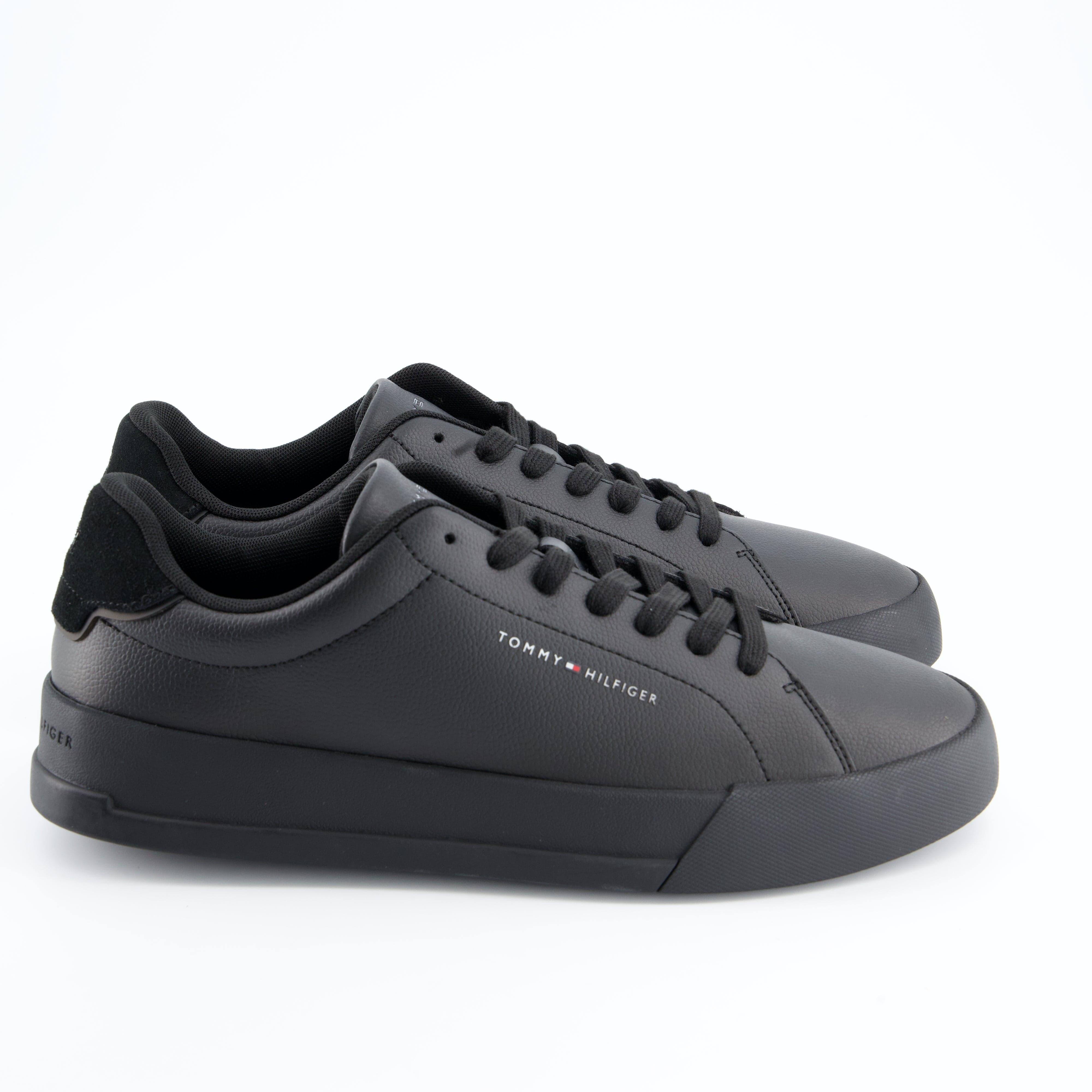 HILFIGER Herrenschuh - Sneaker Sneaker TH COURT LTH DETAIL ESS