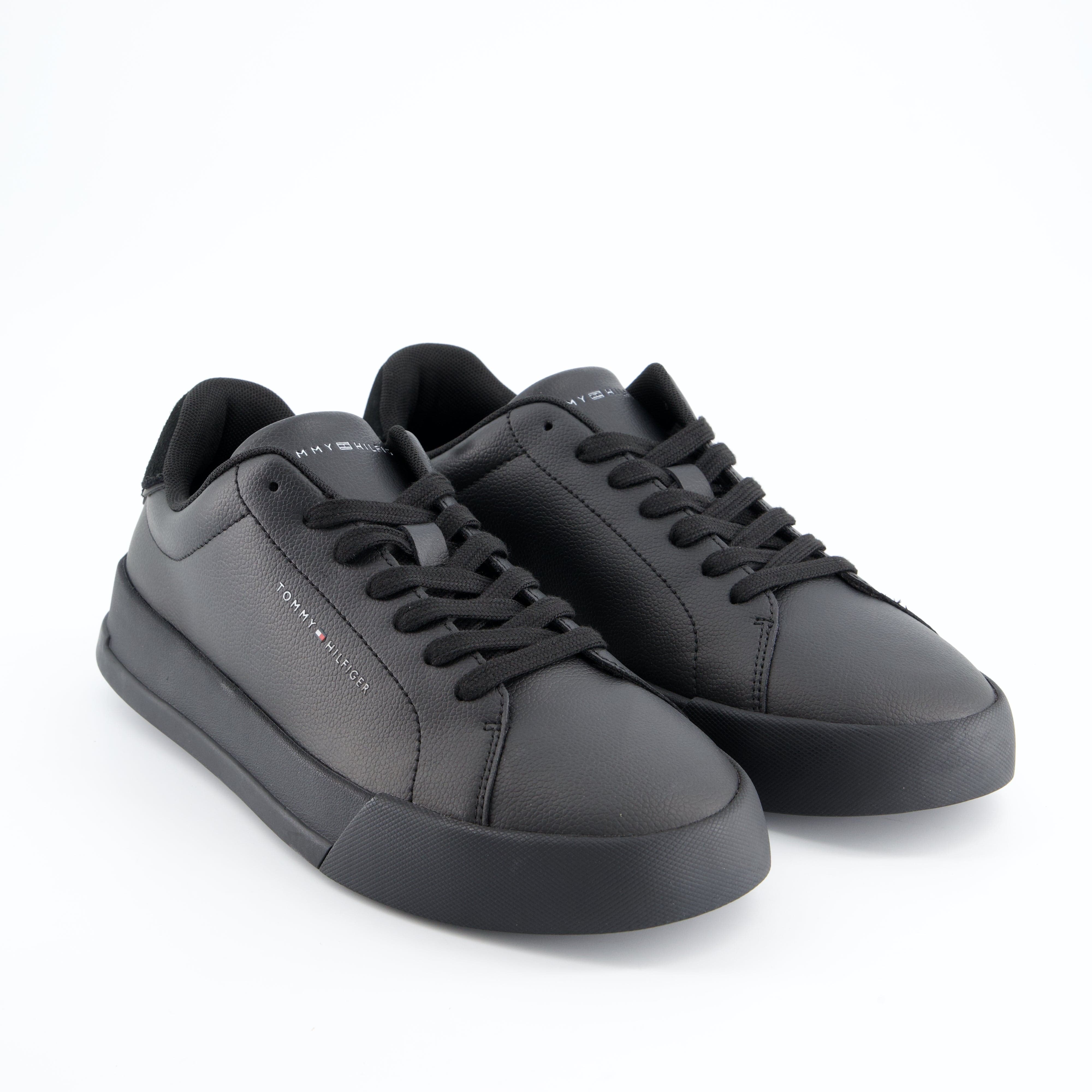 HILFIGER Herrenschuh - Sneaker Sneaker TH COURT LTH DETAIL ESS
