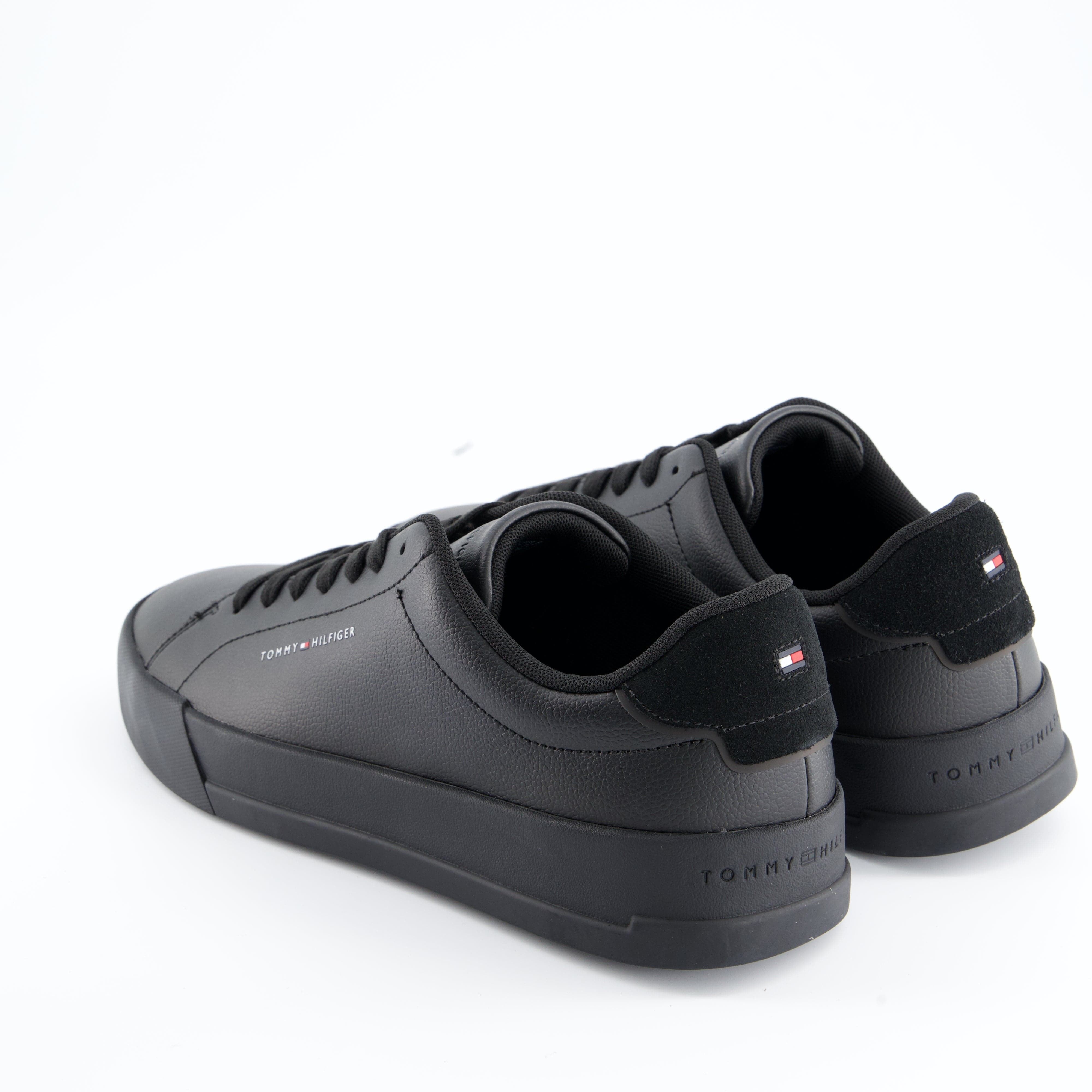 HILFIGER Herrenschuh - Sneaker Sneaker TH COURT LTH DETAIL ESS