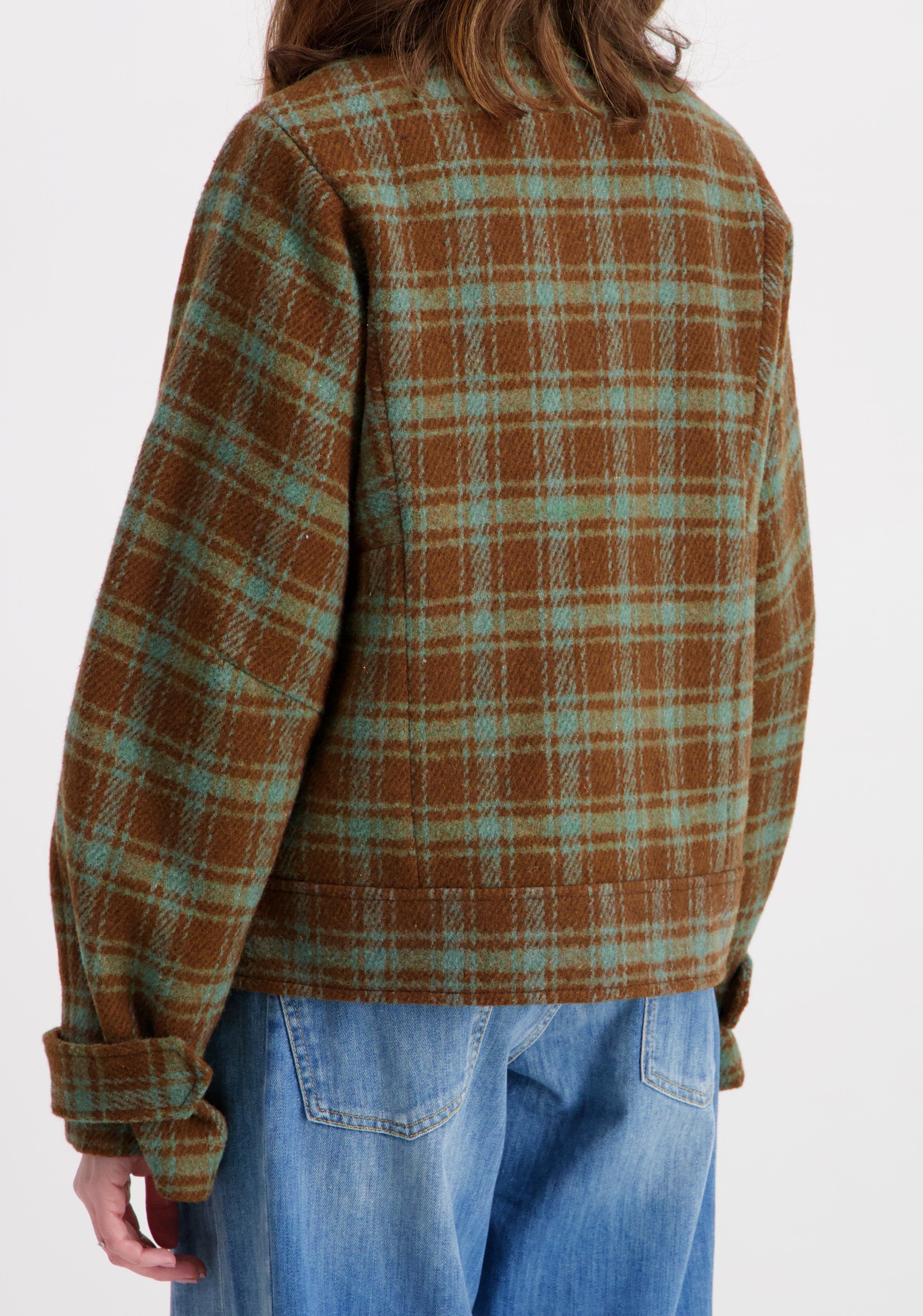 King Louie Bekleidung Damen - Jacke Jacke Varna Jacket Coppa Check