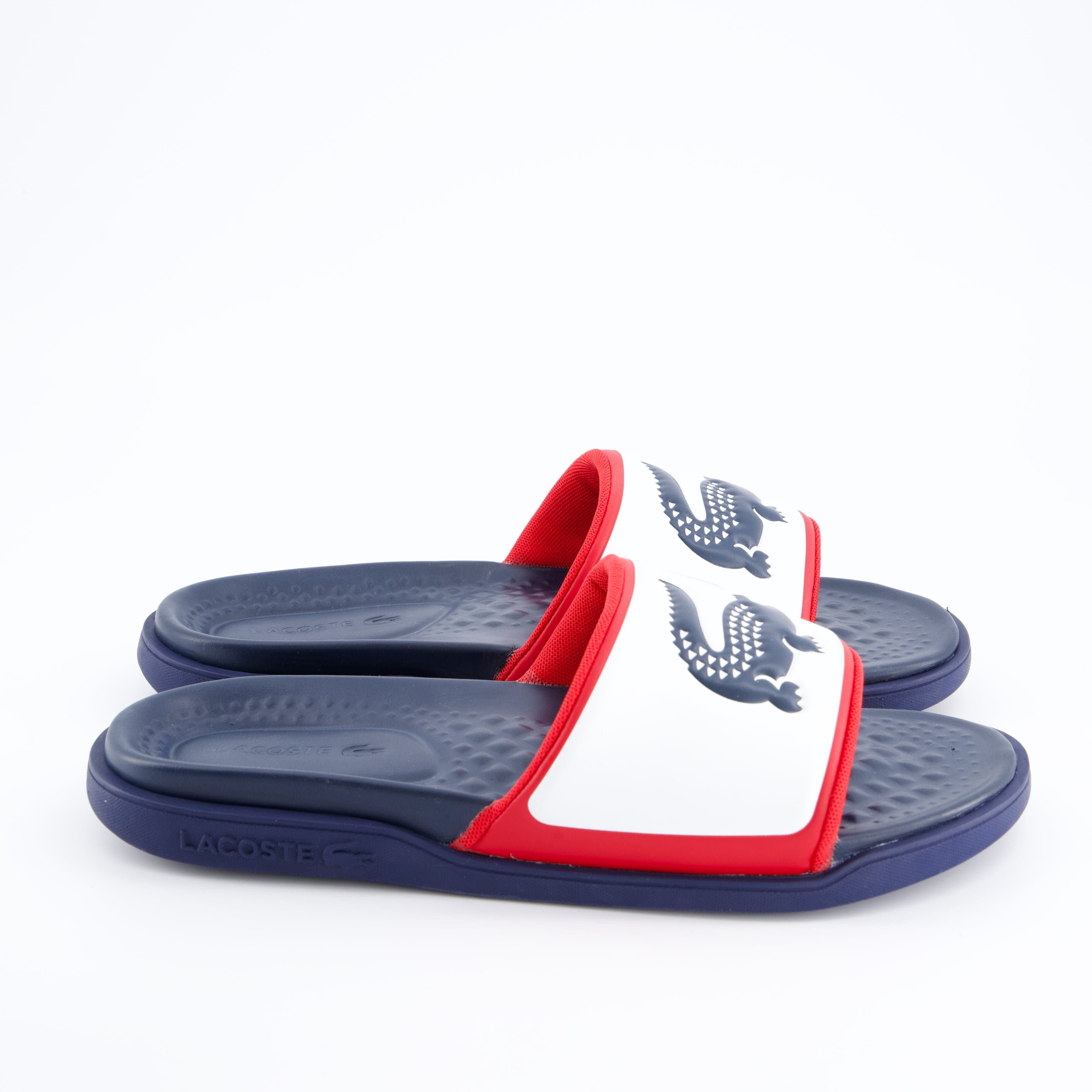 LACOSTE Herrenschuh - Pantoffel Pantoffel Serve Slide