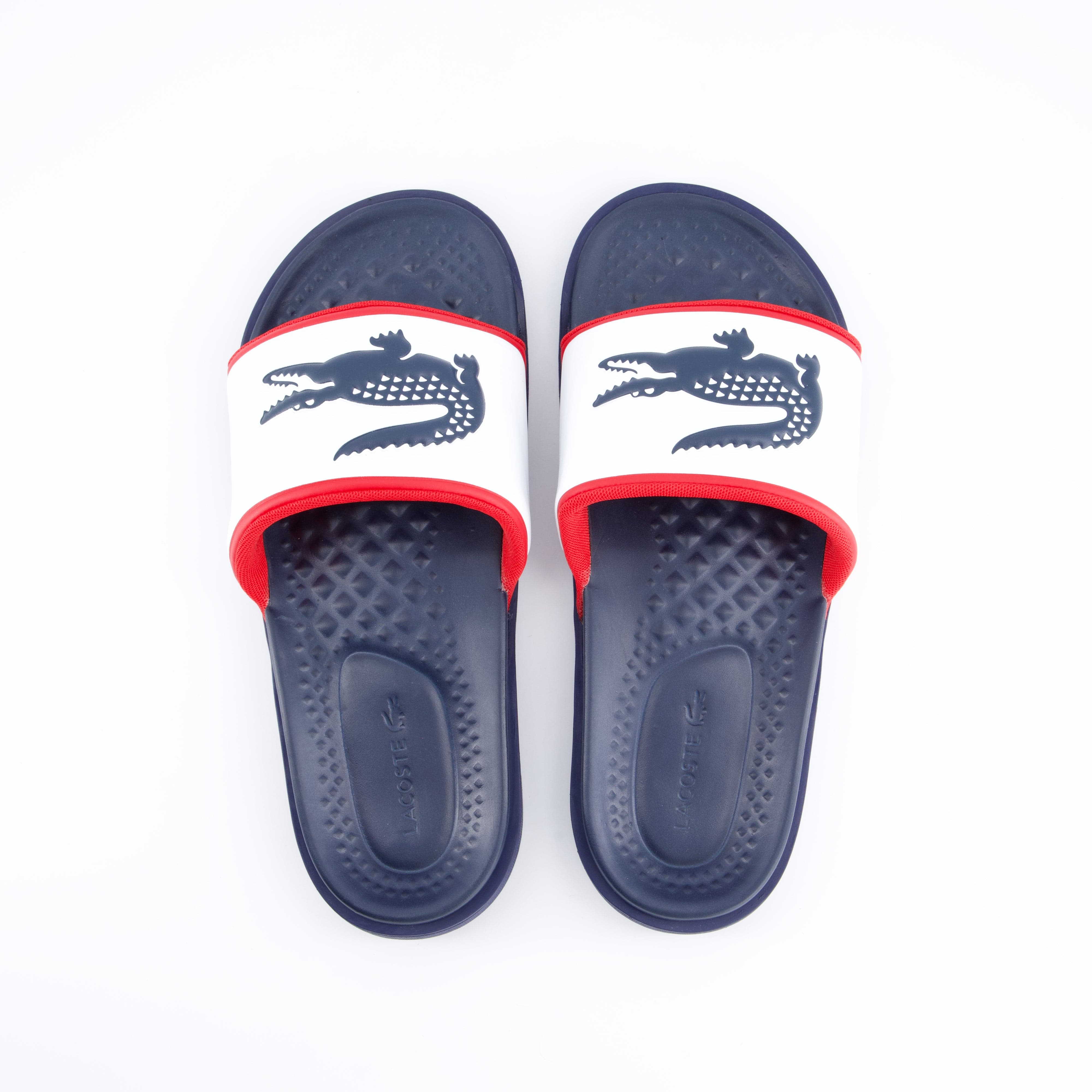 LACOSTE Herrenschuh - Pantoffel Pantoffel Serve Slide