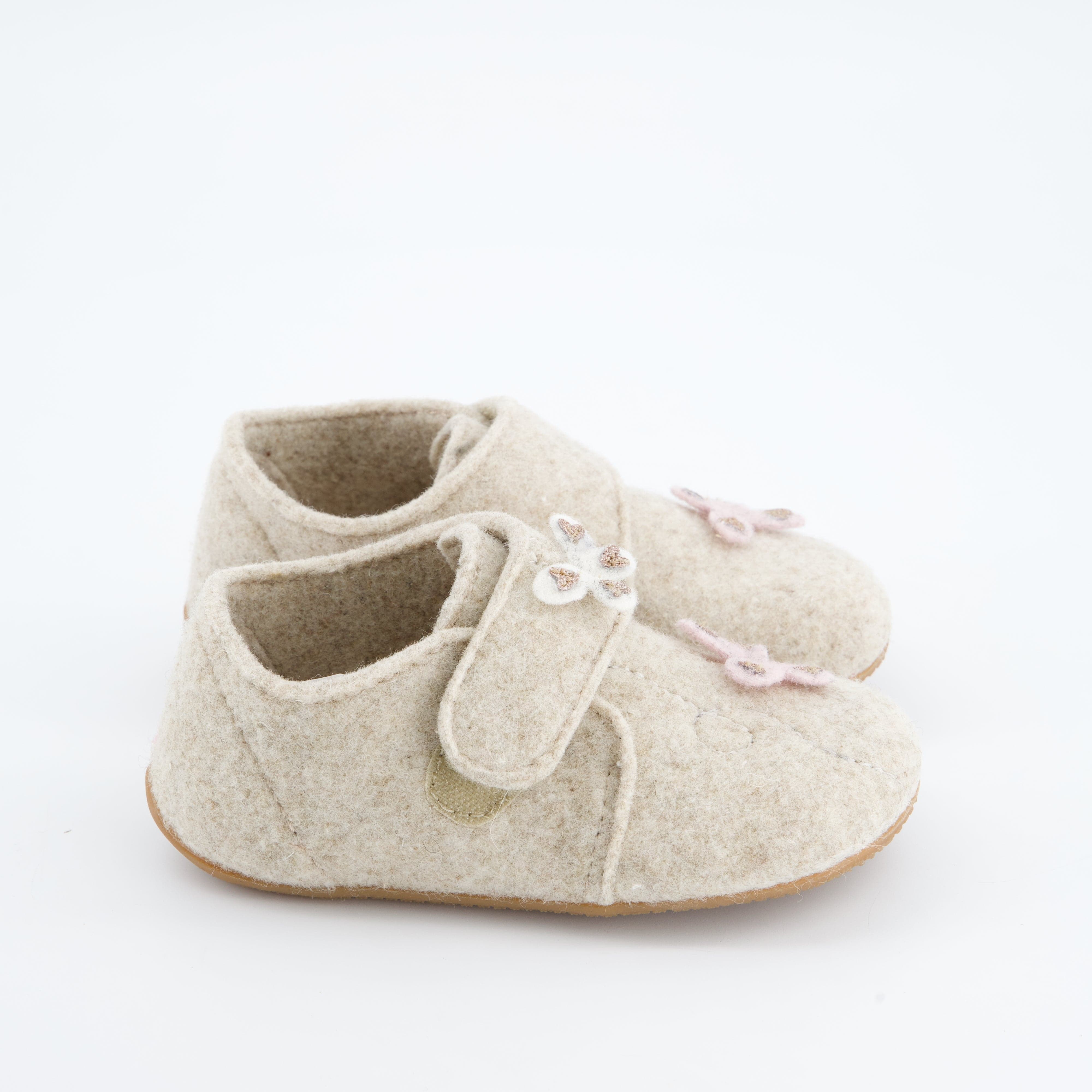 Living Kitzbühel Mädchenschuhe - Hausschuh Hausschuh Sissi Schmetterling