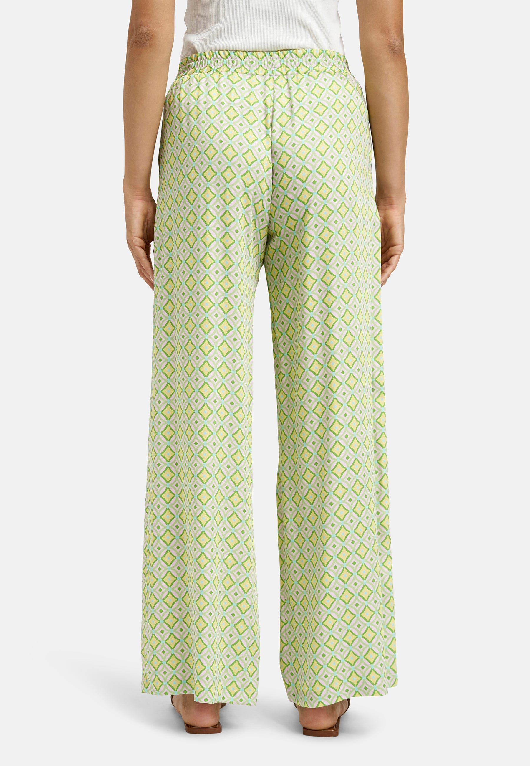 Milano Italy Bekleidung Damen - Hose Hose WIDELEG PANTS ELASTIC WAIST FRENCH