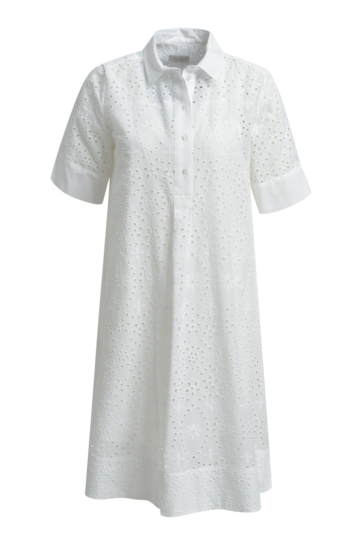Milano Italy Bekleidung Damen - Kleid Kleid SHIRTDRESS 1/2 SLEEVE