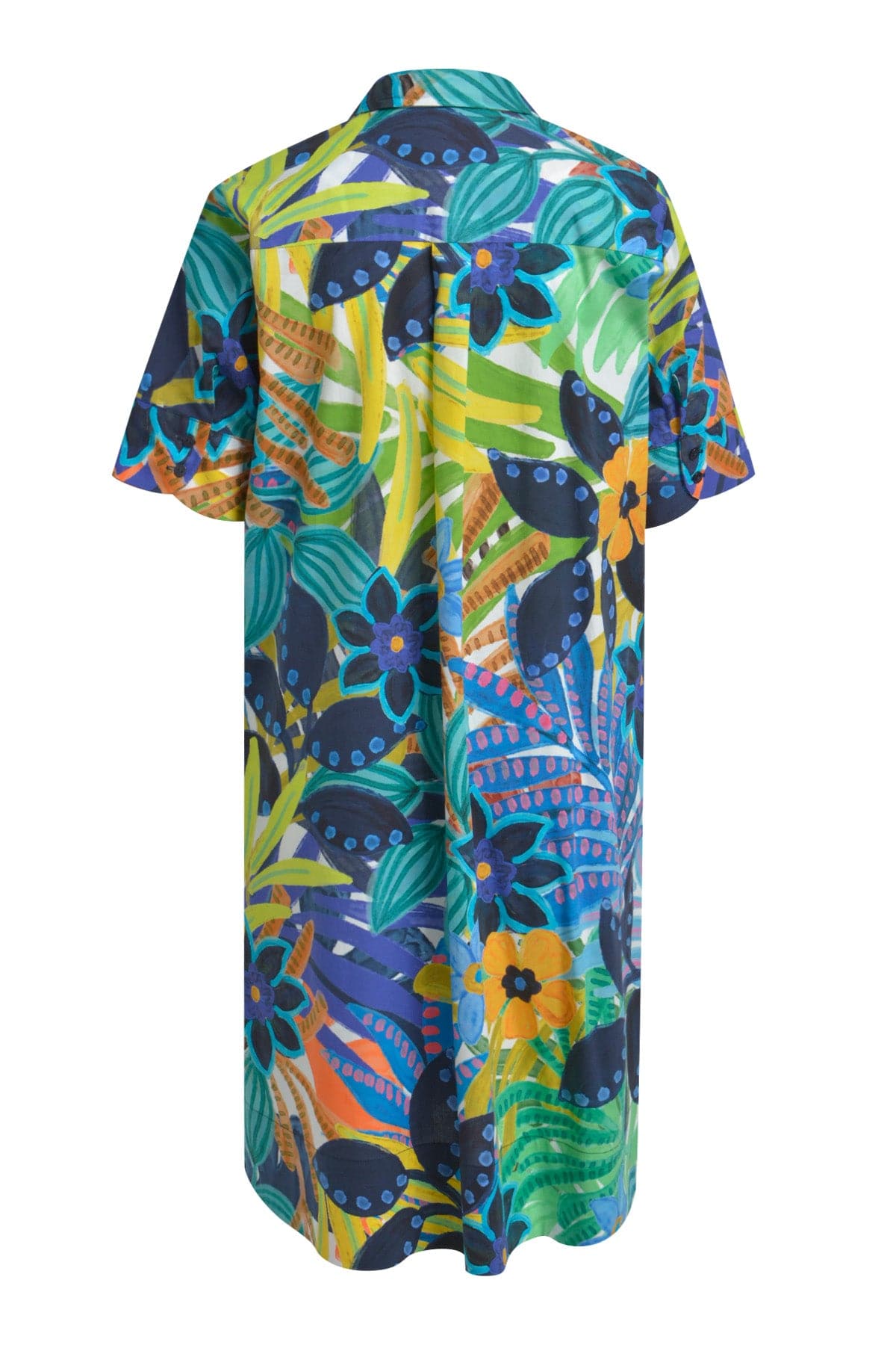 Milano Italy Bekleidung Damen - Kleid Kleid SHIRTDRESS 1/2 SLEEVE