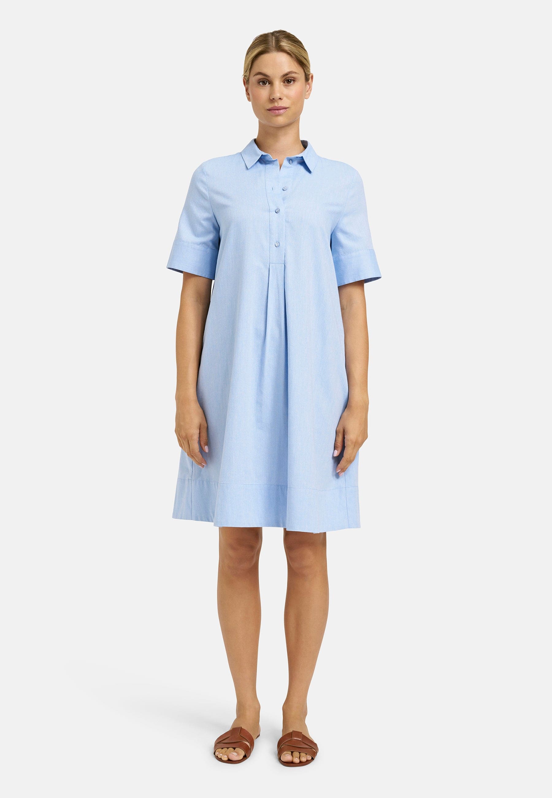 Milano Italy Bekleidung Damen - Kleid Kleid SHIRTDRESS 1/2 SLEEVE