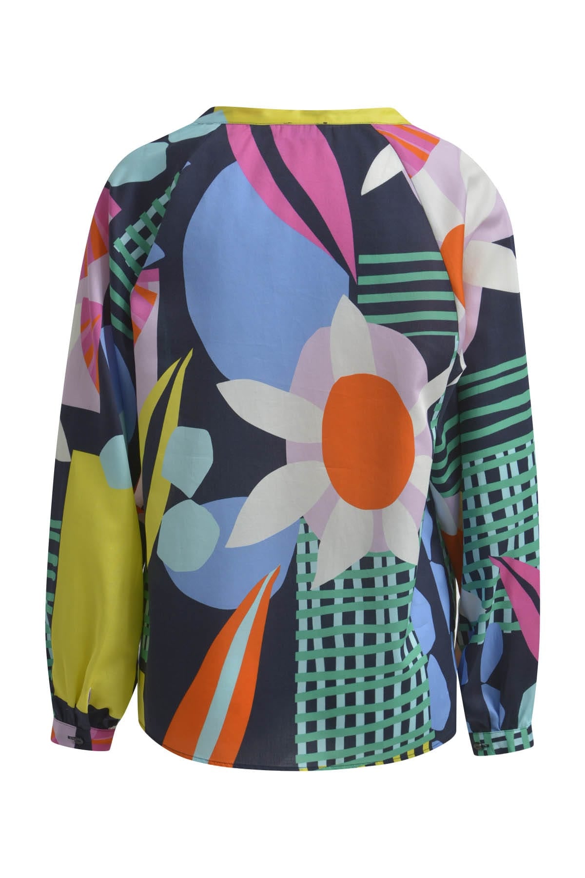 Milano Italy Bekleidung Damen - Oberteil Oberteil BLOUSE W RAGLAN SLEEVE AE NECKPANEL