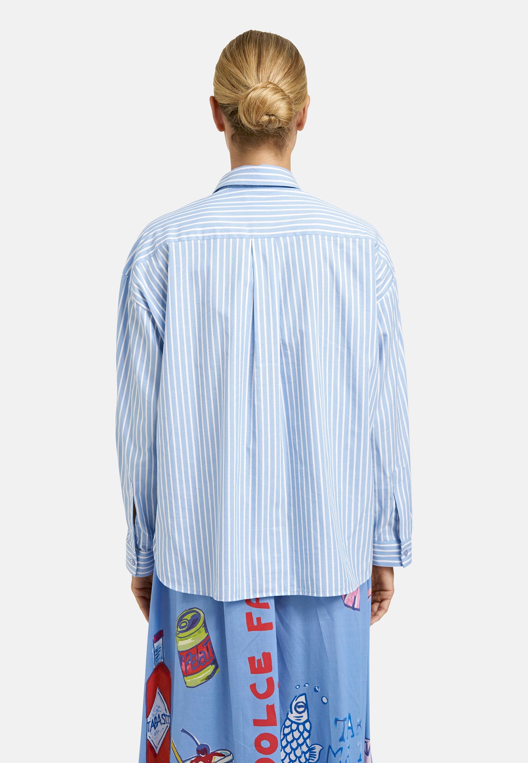 Milano Italy Bekleidung Damen - Oberteil Oberteil OVERSIZED SHIRT BLOUSE W/ AW, 1/1