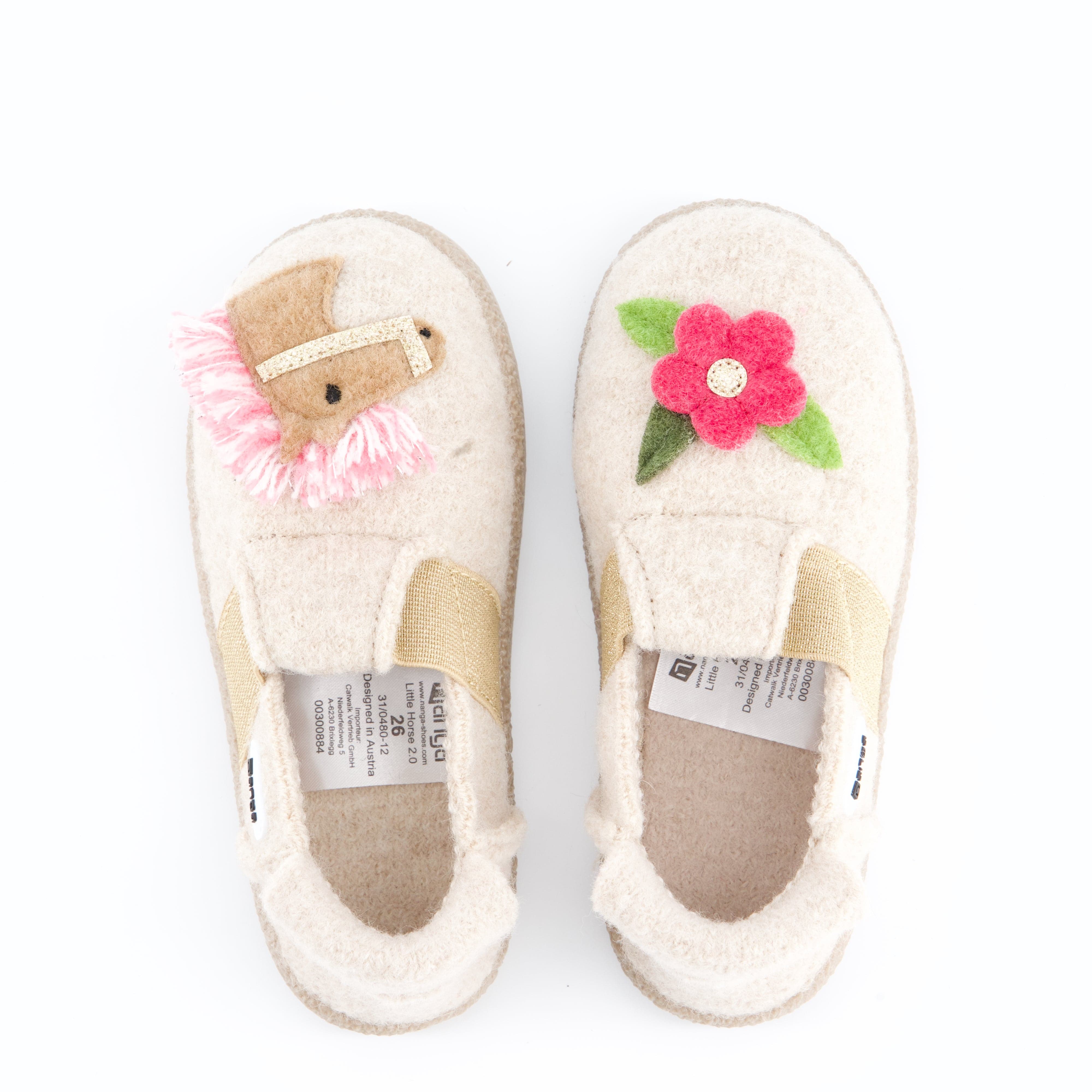 Nanga Mädchenschuhe - Hausschuh Hausschuh Little Horse 2.0