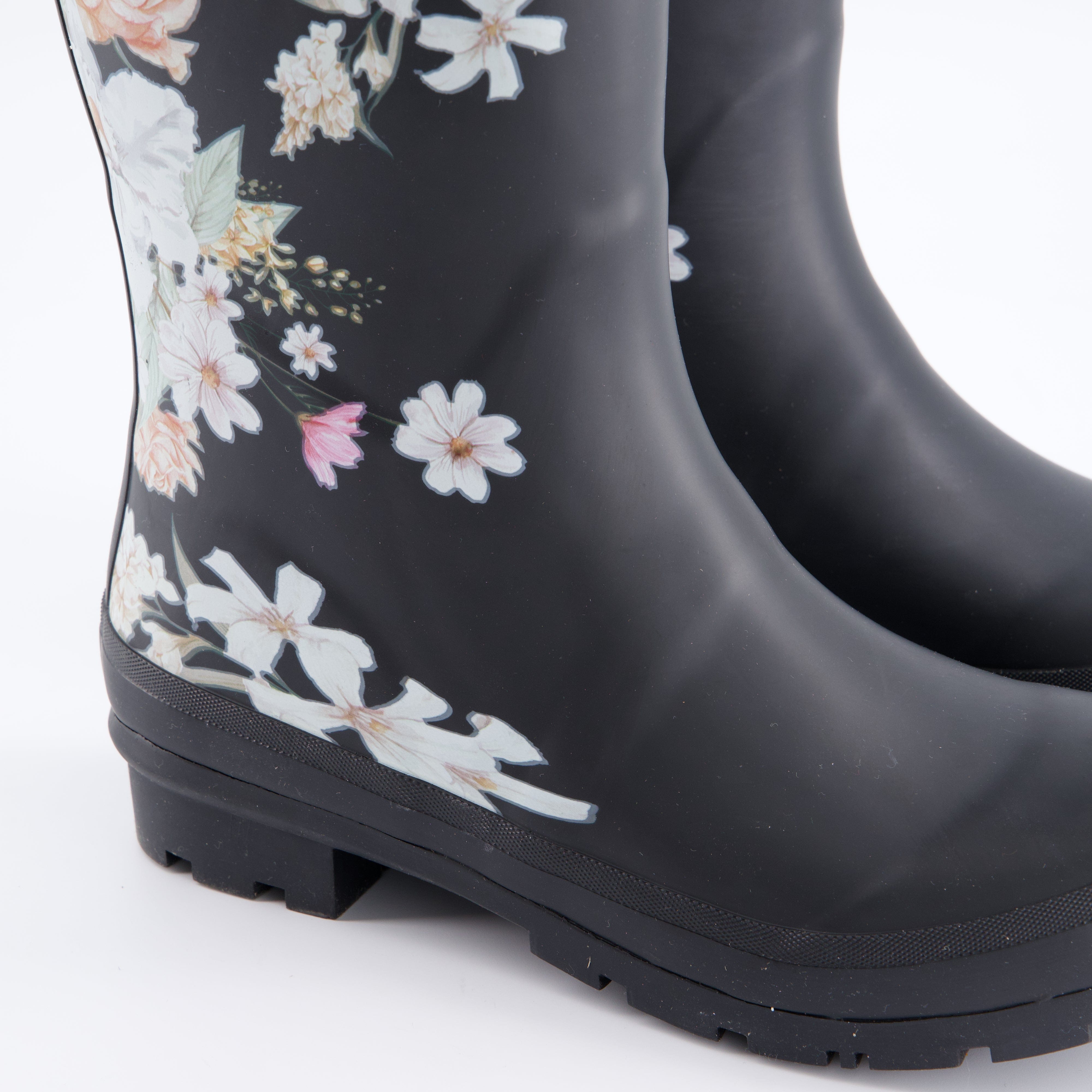 Rajnboots Damenschuhe - Stiefel Stiefel Blossom black-flower