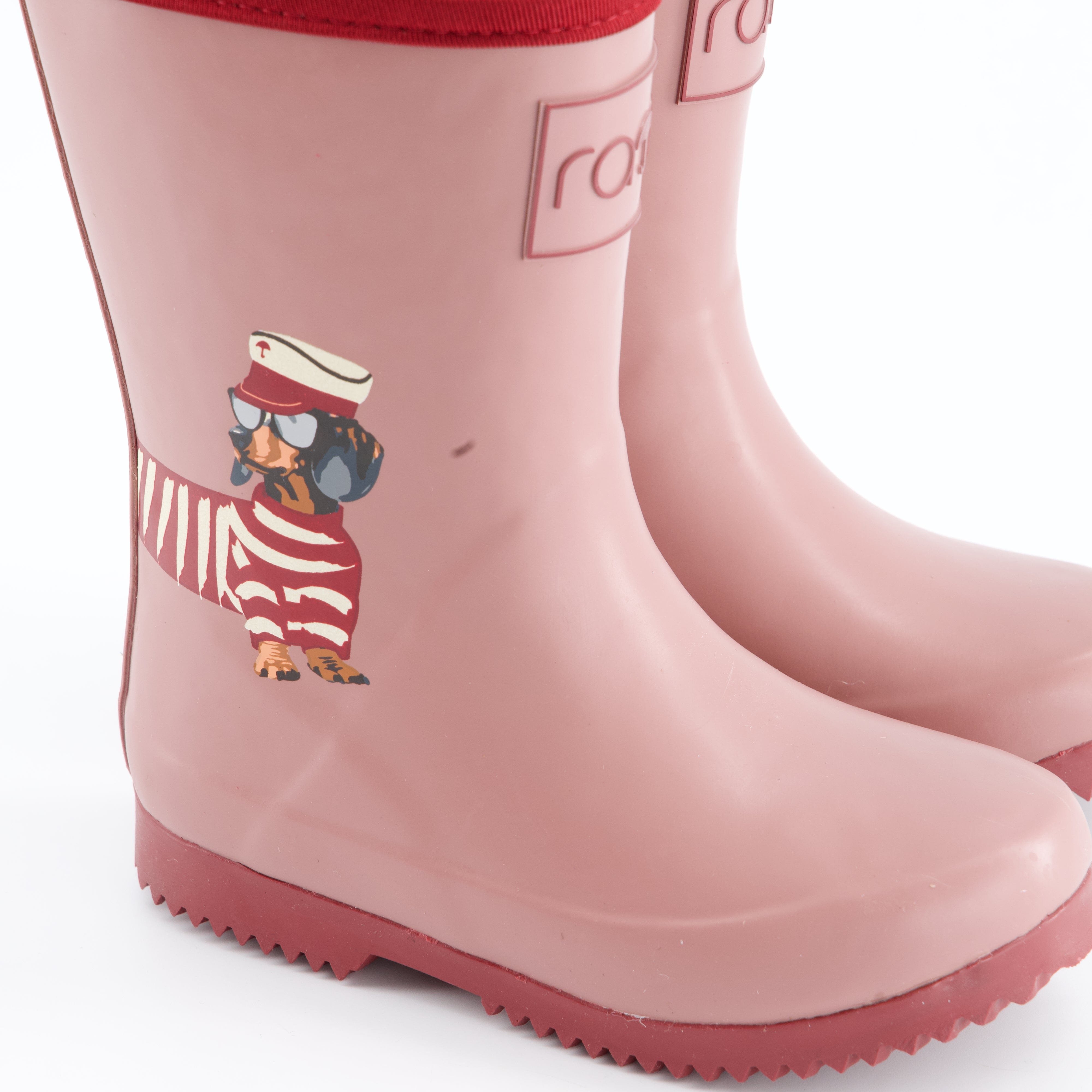 Rajnboots Mädchenschuhe - Gummistiefel Gummistiefel Dackel
