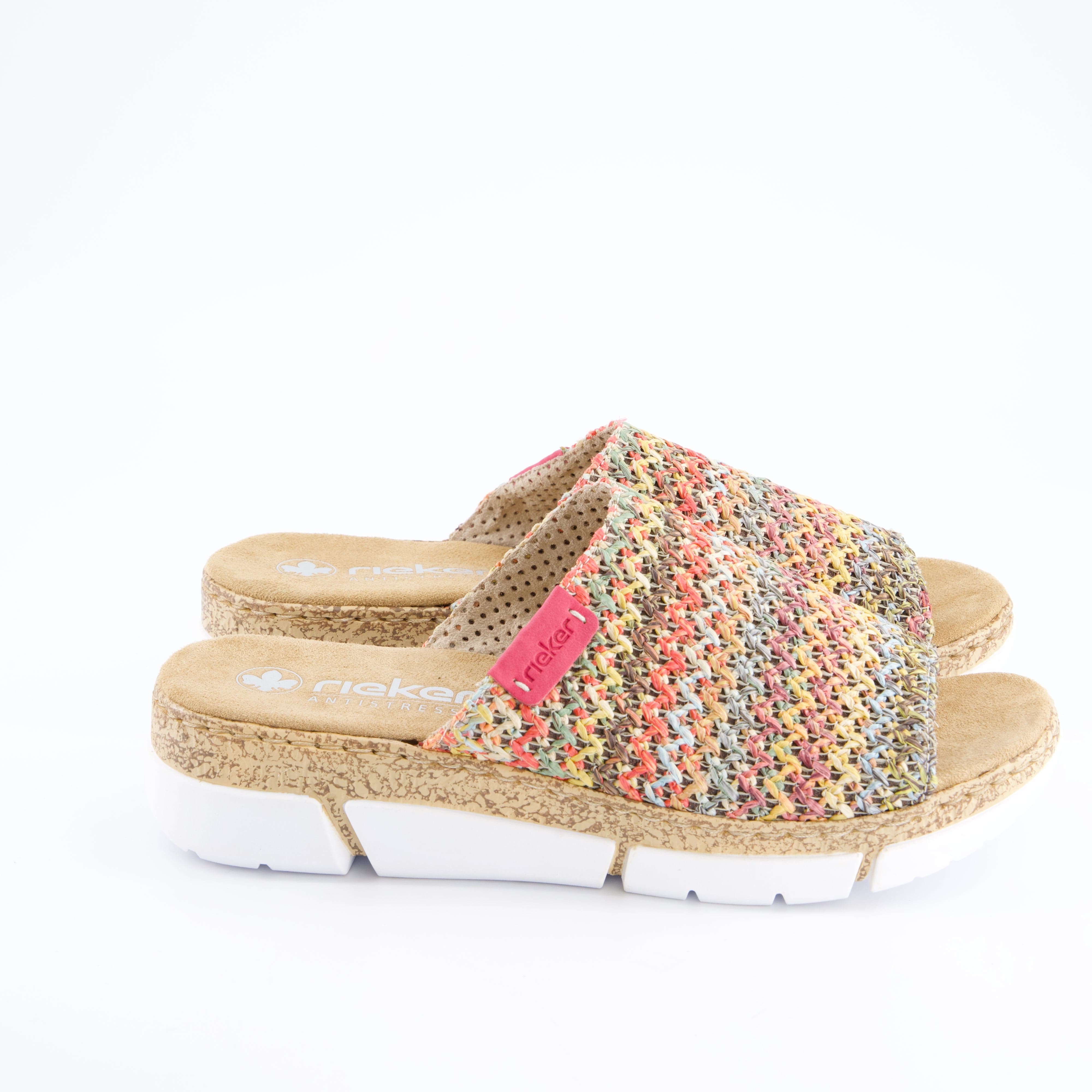 RIEKER Damenschuhe - Pantoffel, Pantoffel