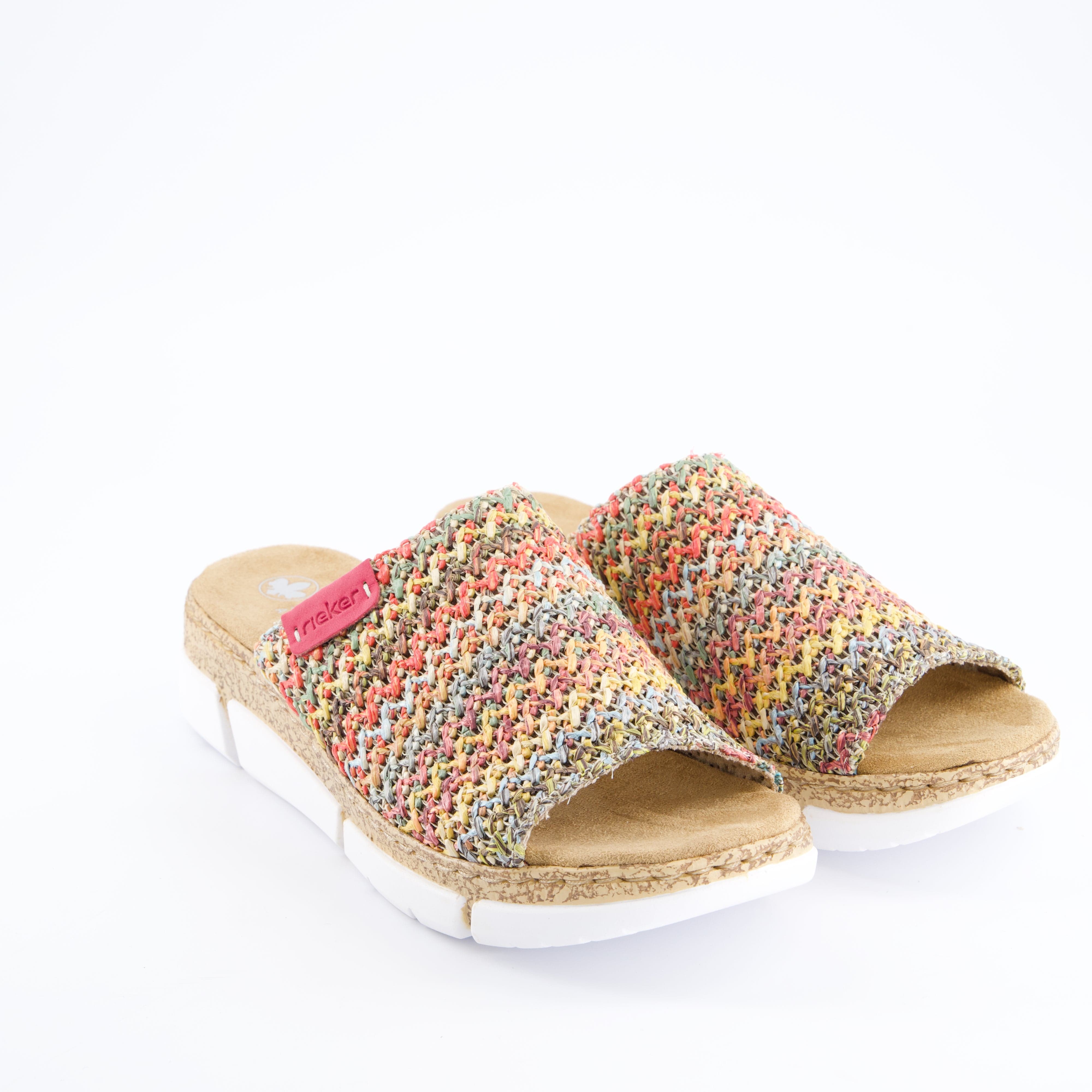 RIEKER Damenschuhe - Pantoffel, Pantoffel