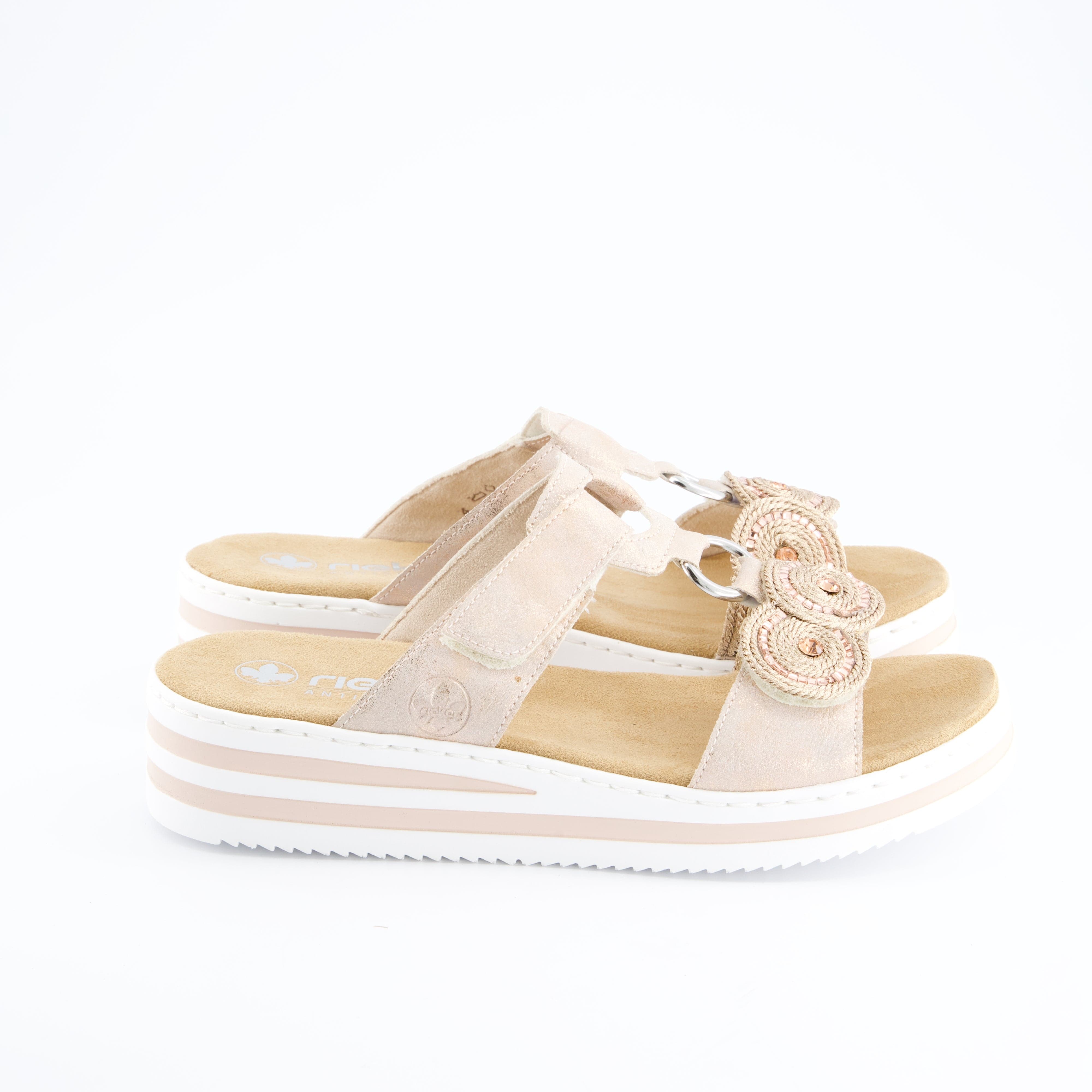 RIEKER Damenschuhe - Pantoffel, Pantoffel